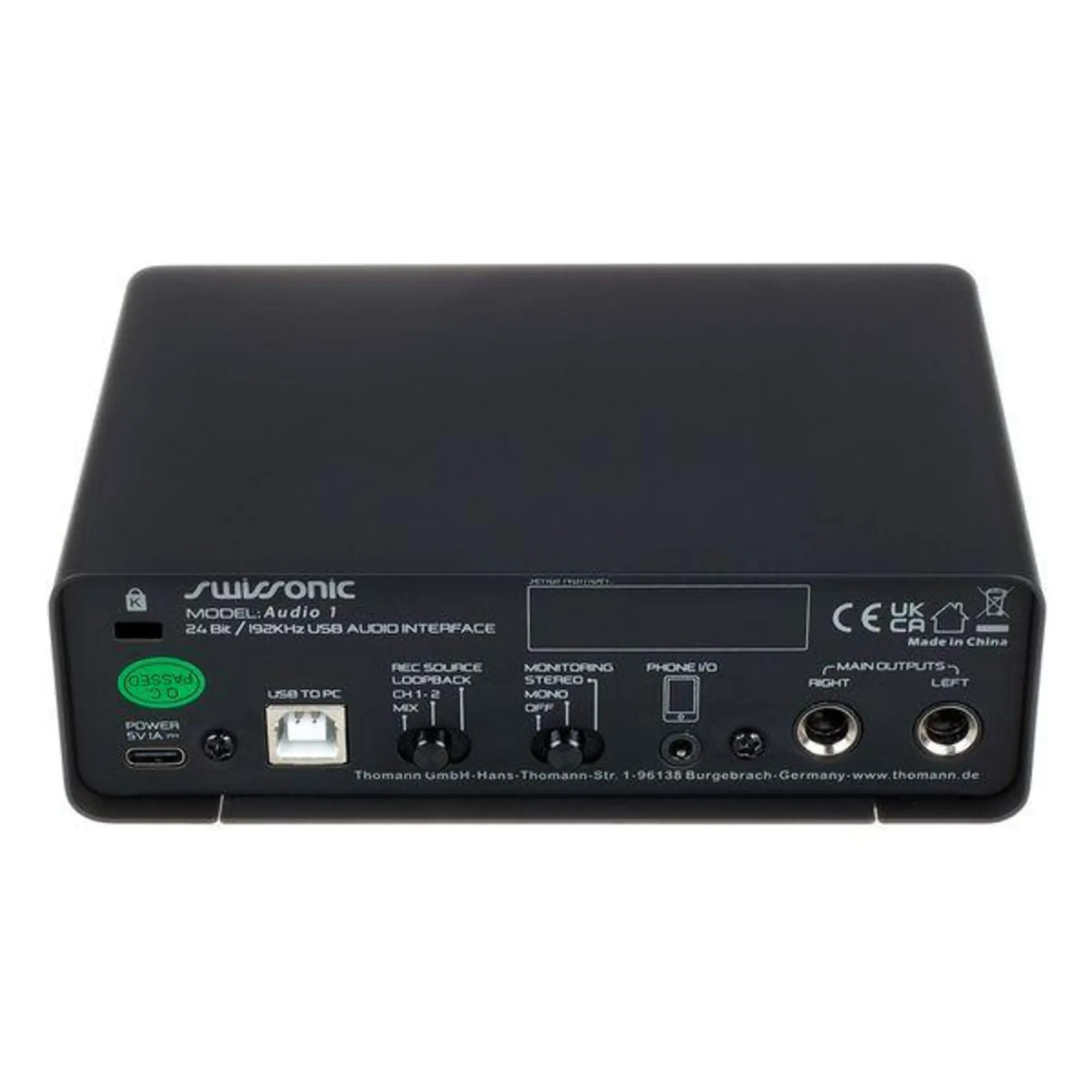 Звуковая карта Swissonic Audio 1 SA-1 (4 / 4)