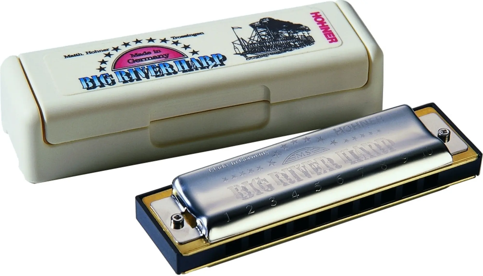 Губная гармошка Hohner Big River Harp C M590016X (2 / 2)
