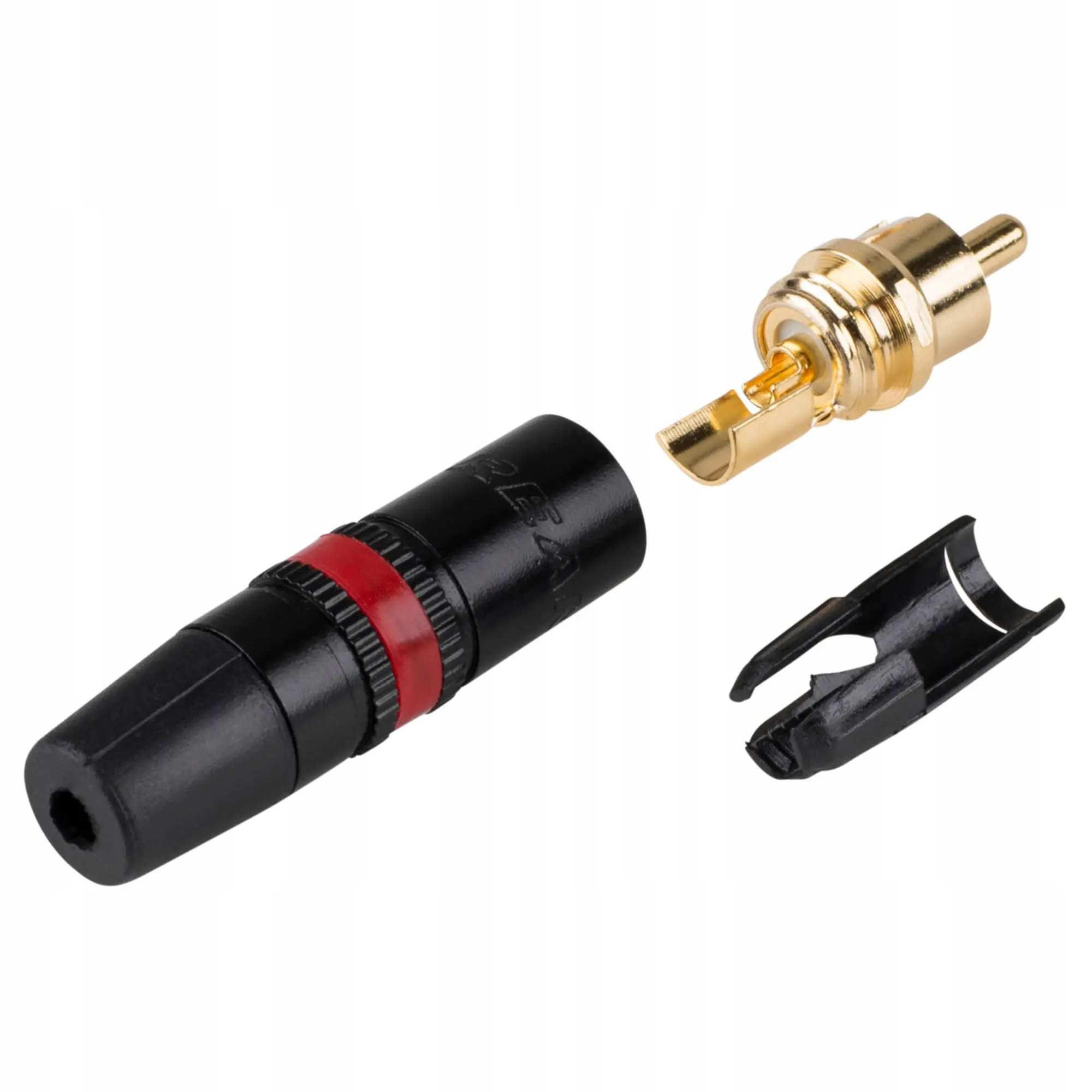 Разъем RCA на кабель красный Rean NYS373-2 (2 / 2)