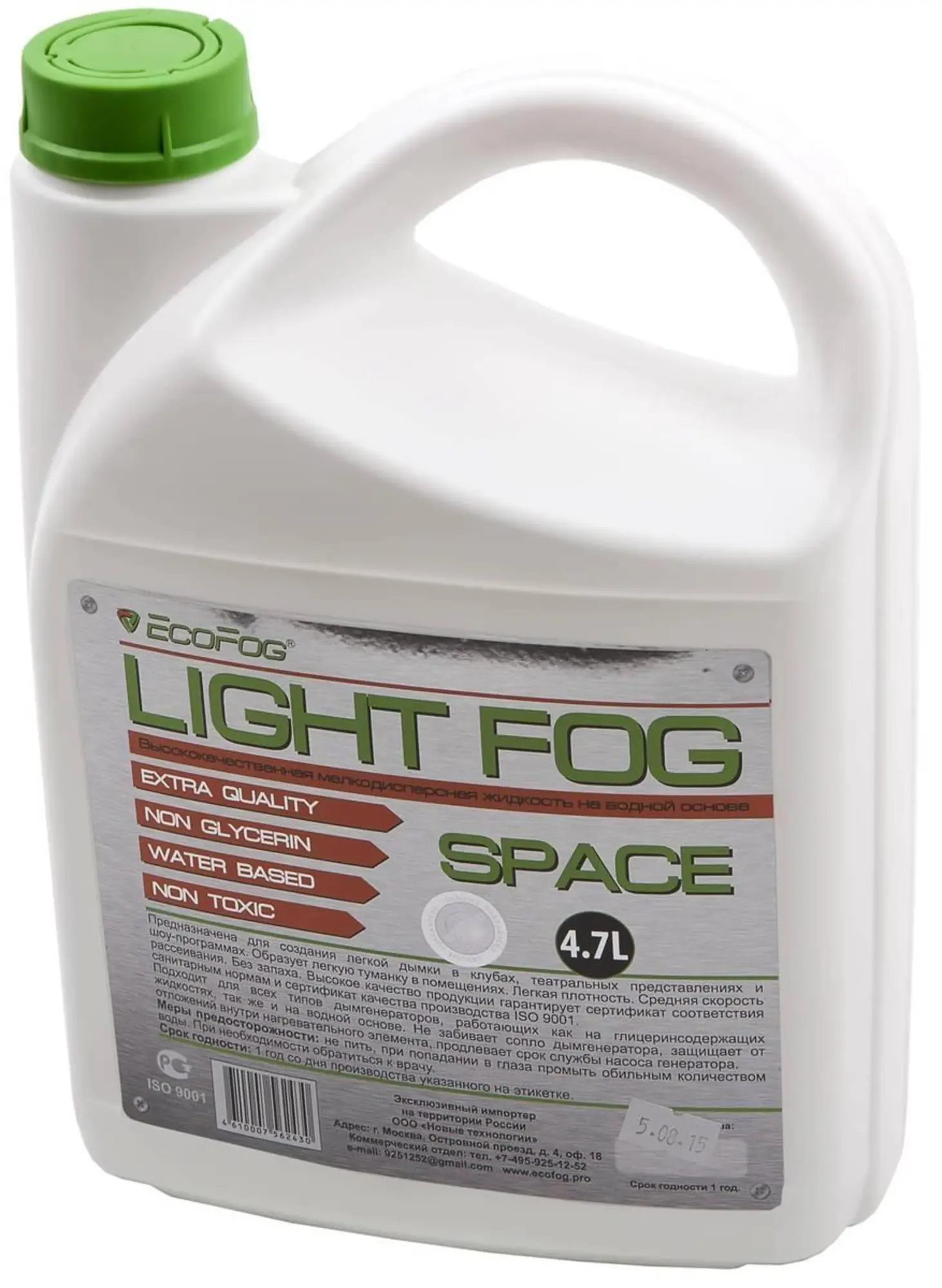 Жидкость для дым машин, легкий средний дым, EcoFog EF-Space (1 / 1)