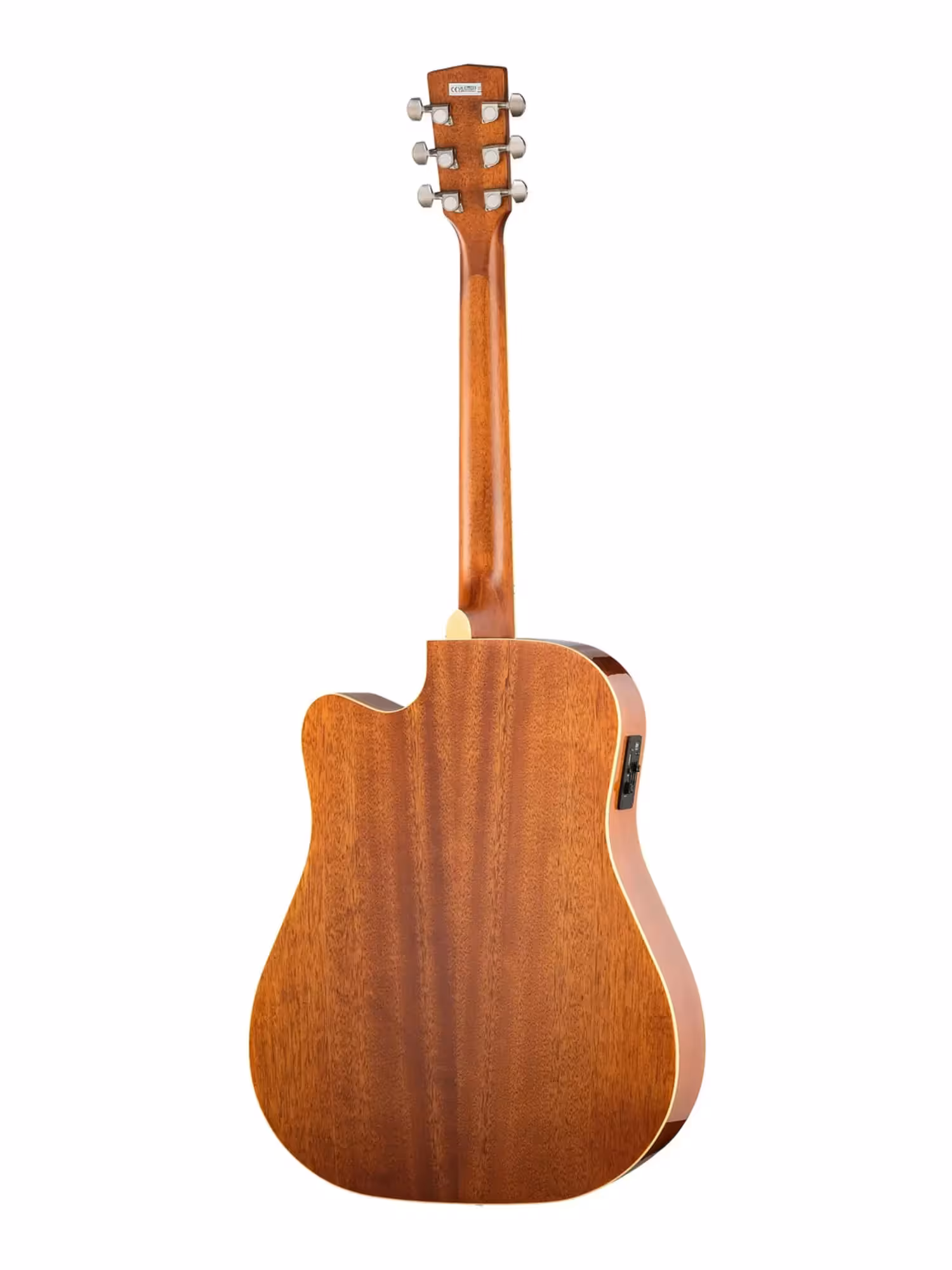 Электро-акустическая гитара, с вырезом, цвет натуральный, Standard Series Cort AD880CE-NAT (2 / 6)