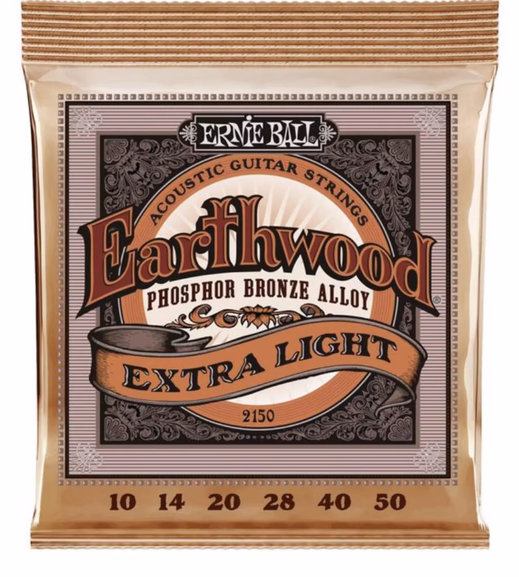 Струны для акустических гитар Ernie Ball Extra Light l(10-50) 2150 (1 / 1)