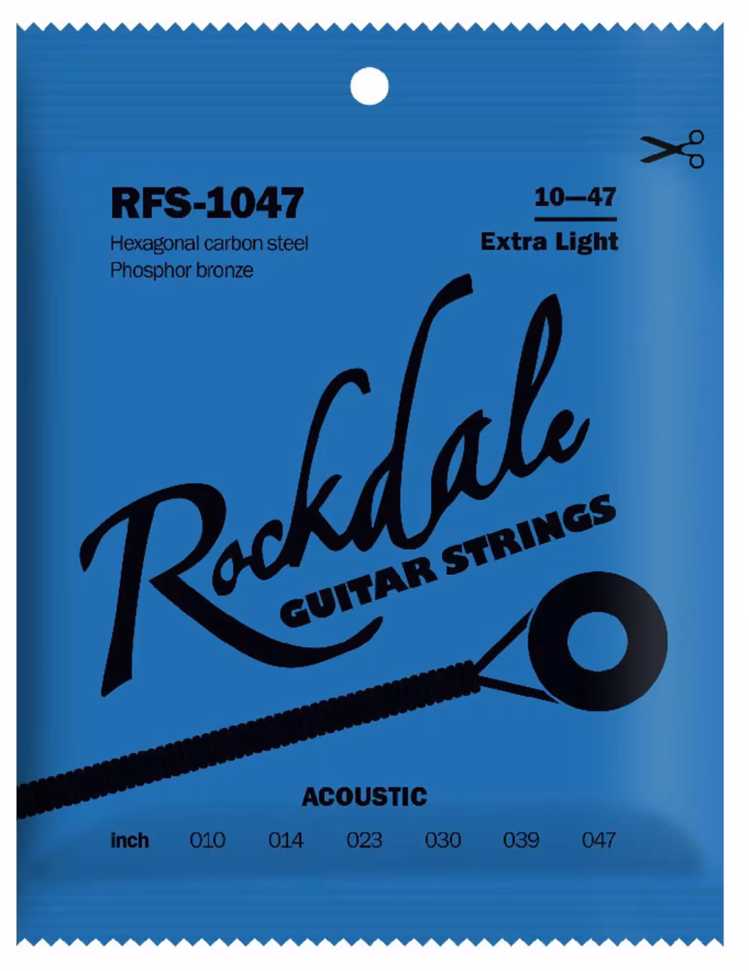 Комплект струн для акустической гитары ROCKDALE RFS (1 / 2)