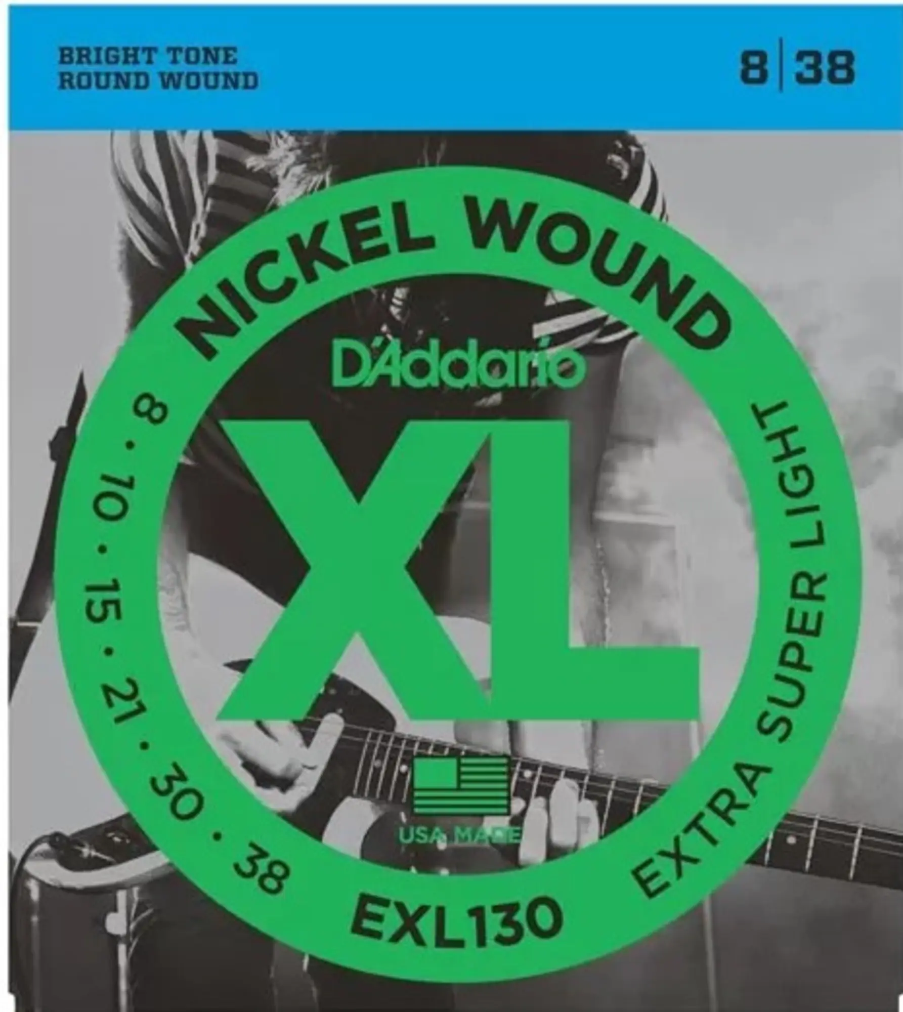 Струны для электрогитары D'Addario 8-38 EXL130 (1 / 1)