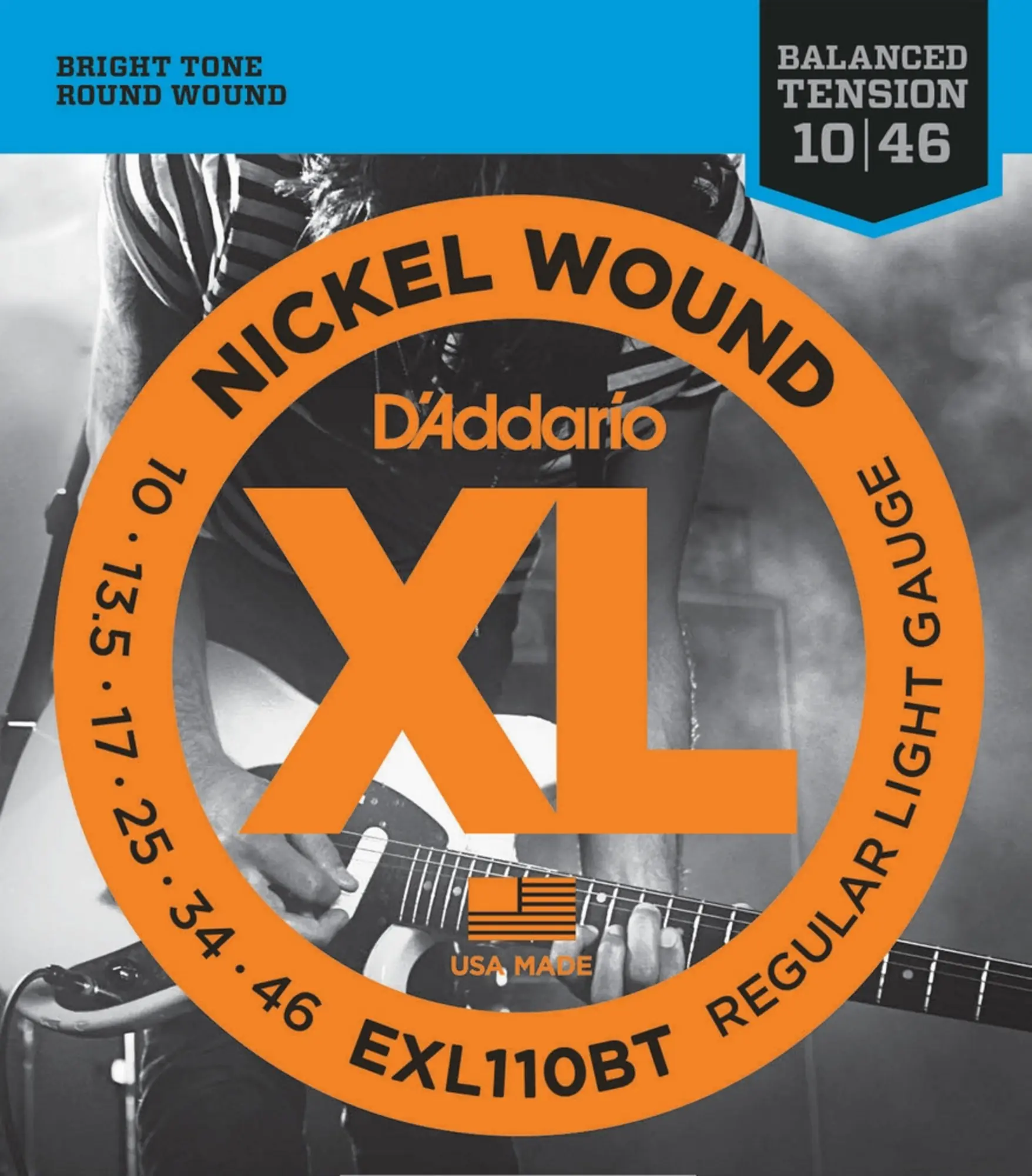 Струны для электрогитары D'Addario 10-46 EXL110BT (1 / 2)