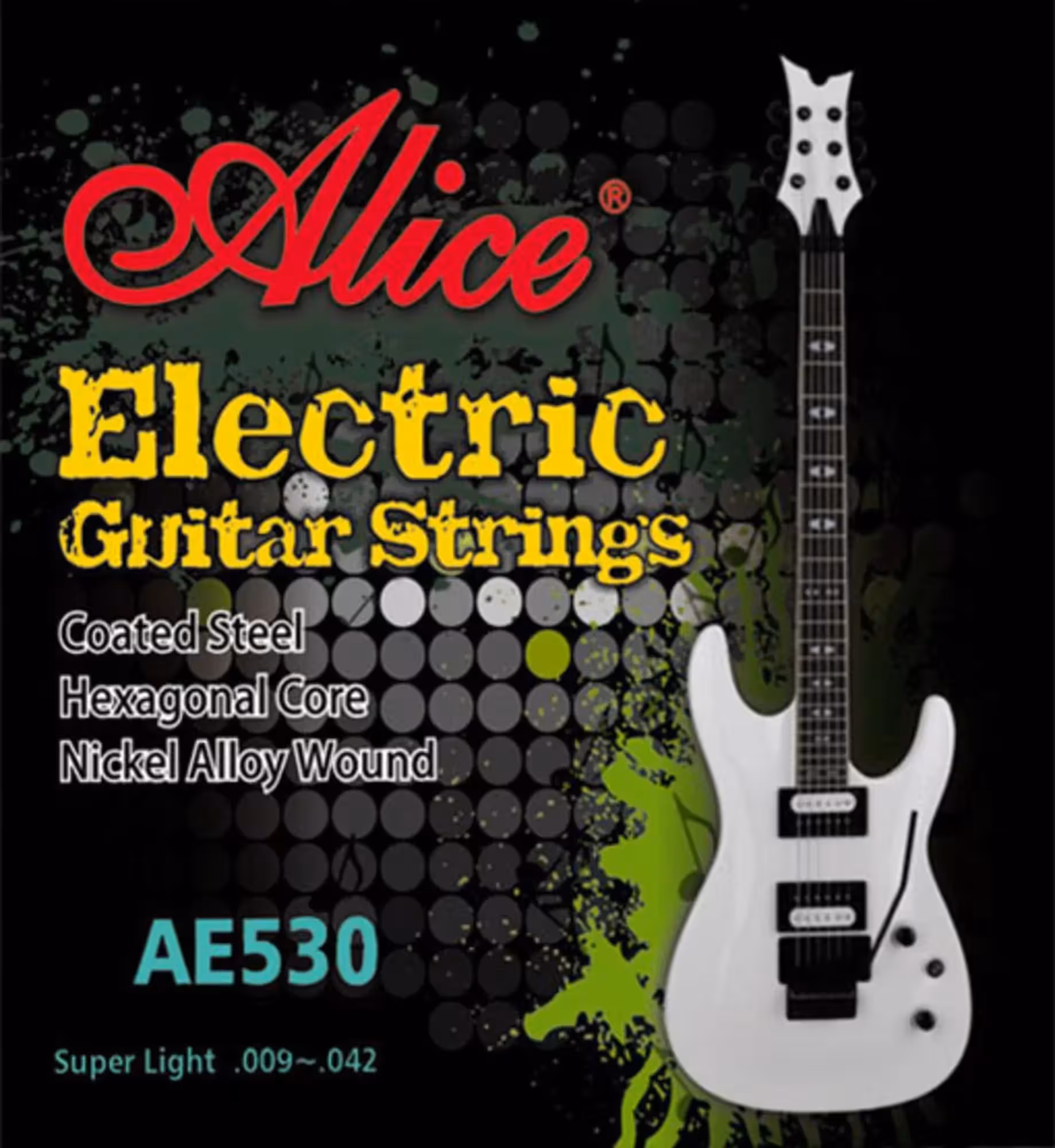 Комплект струн для электрогитары, никель, 9-42 Alice AE530SL (1 / 1)