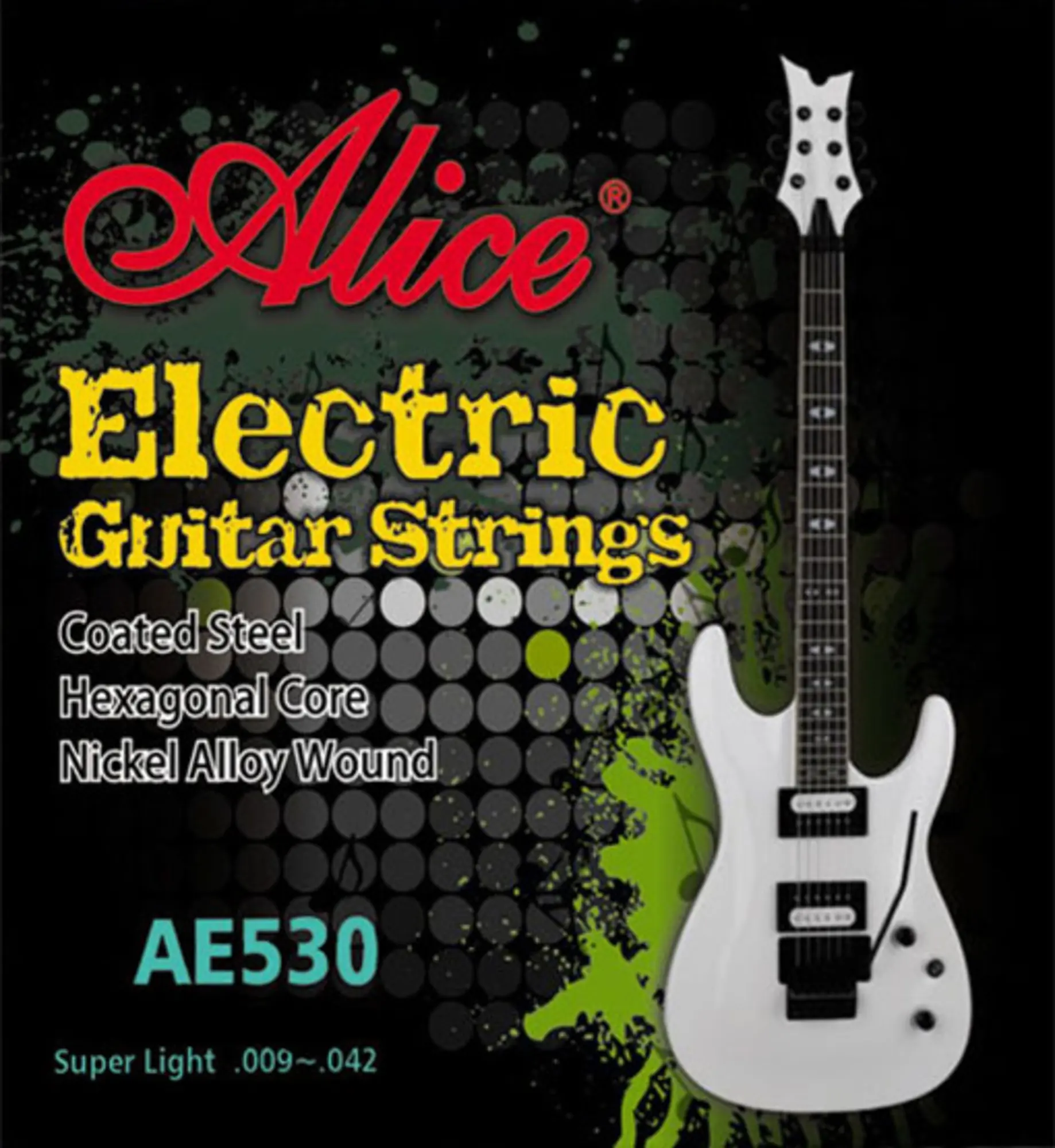 Комплект струн для электрогитары, никель, 9-42 Alice AE530SL (1 / 1)