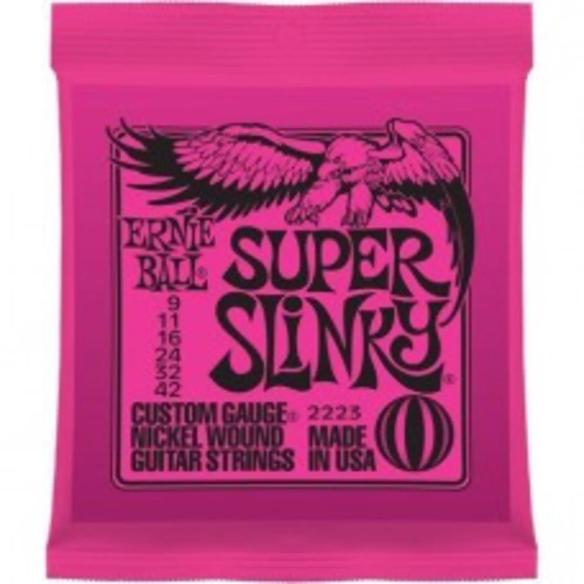 Super Slinky Комплект струн для электрогитары, никель, 9-42, Ernie Ball 2223 (1 / 1)