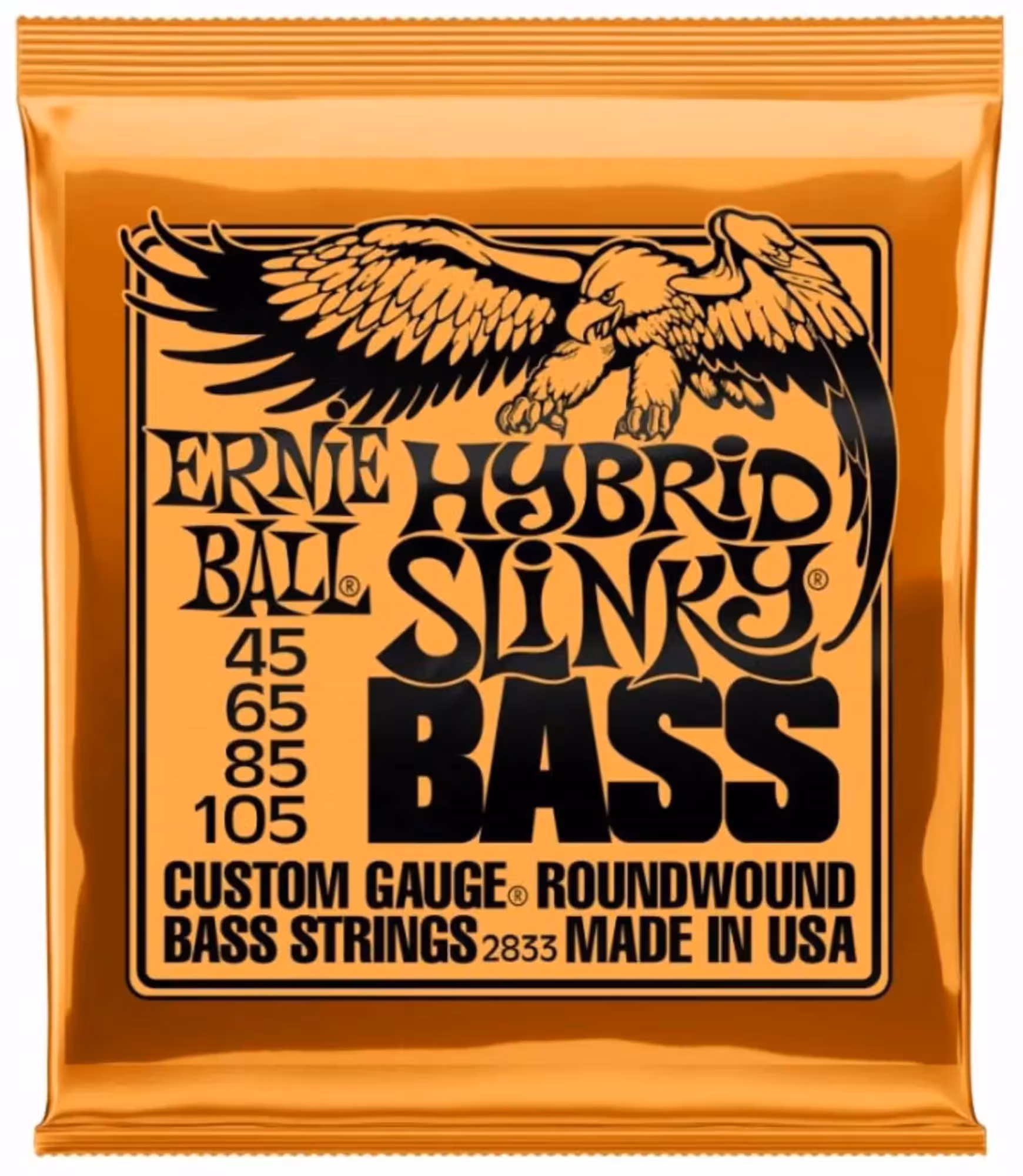 Комплект струн для бас-гитары, 45-105, никель, Ernie Ball 2833 (1 / 1)
