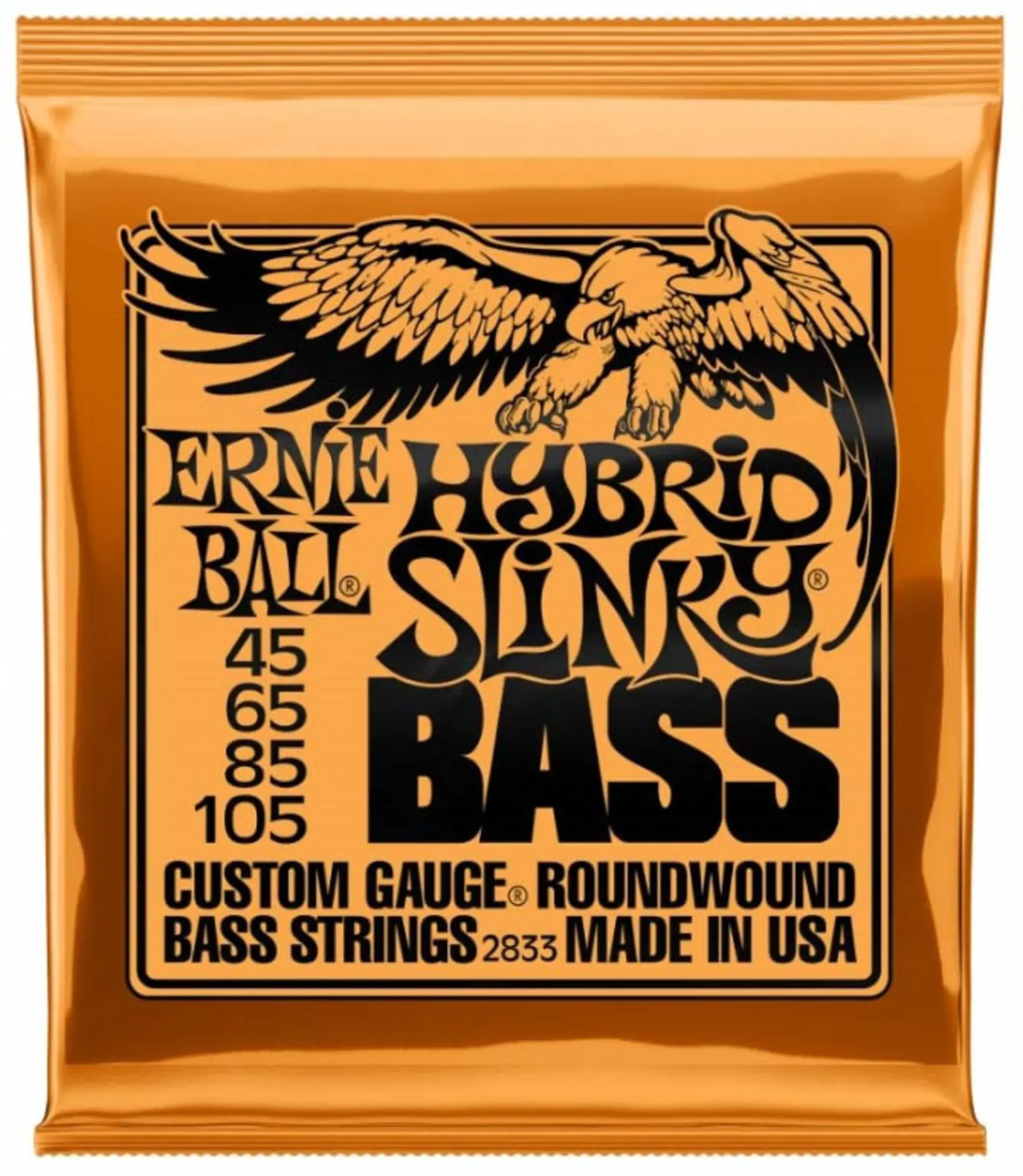 Комплект струн для бас-гитары, 45-105, никель, Ernie Ball 2833 (1 / 1)