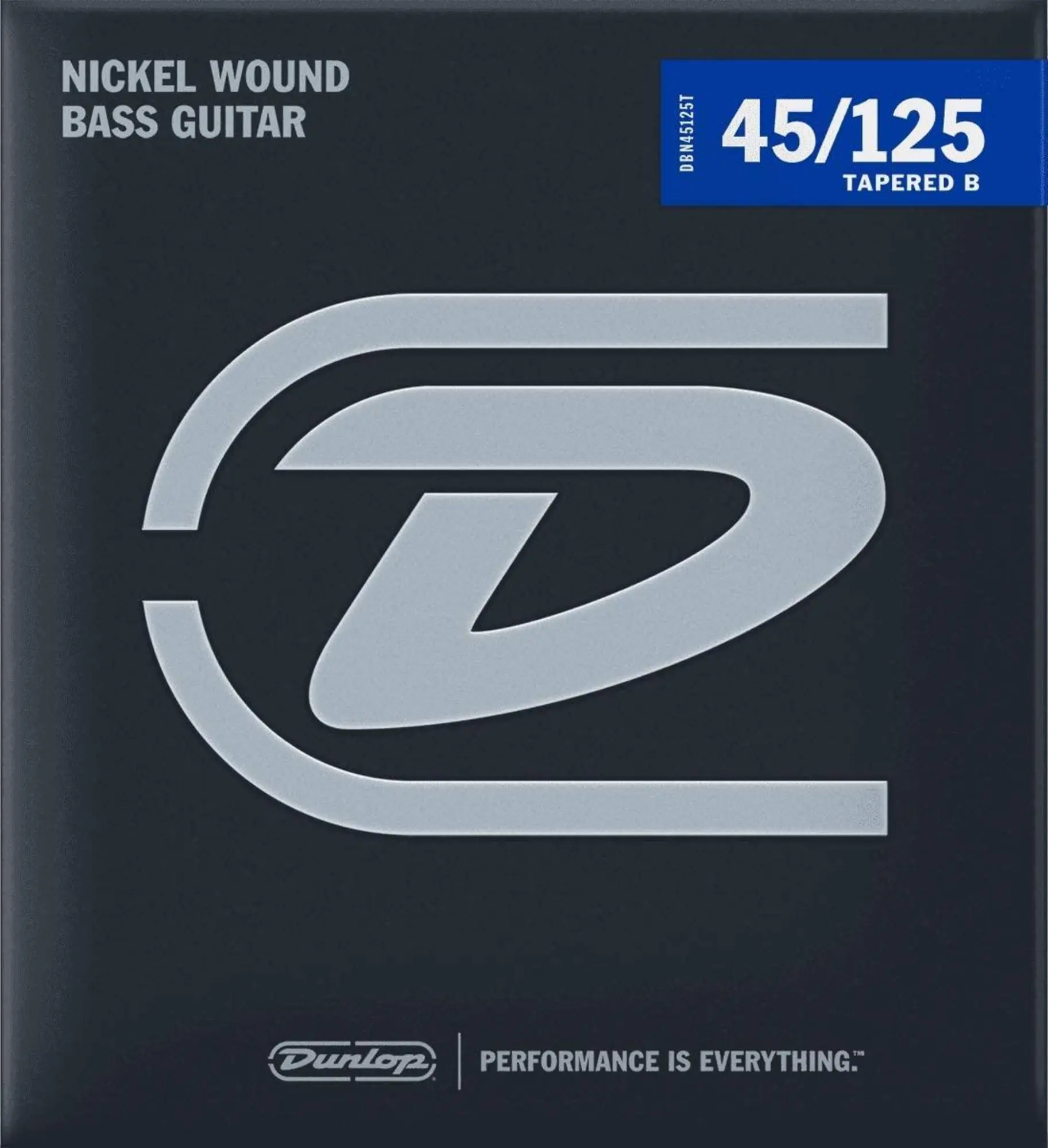 Tapered Комплект струн для 5-струнной бас-гитары, никелированные, 45-125, Dunlop DBN45125T (1 / 1)