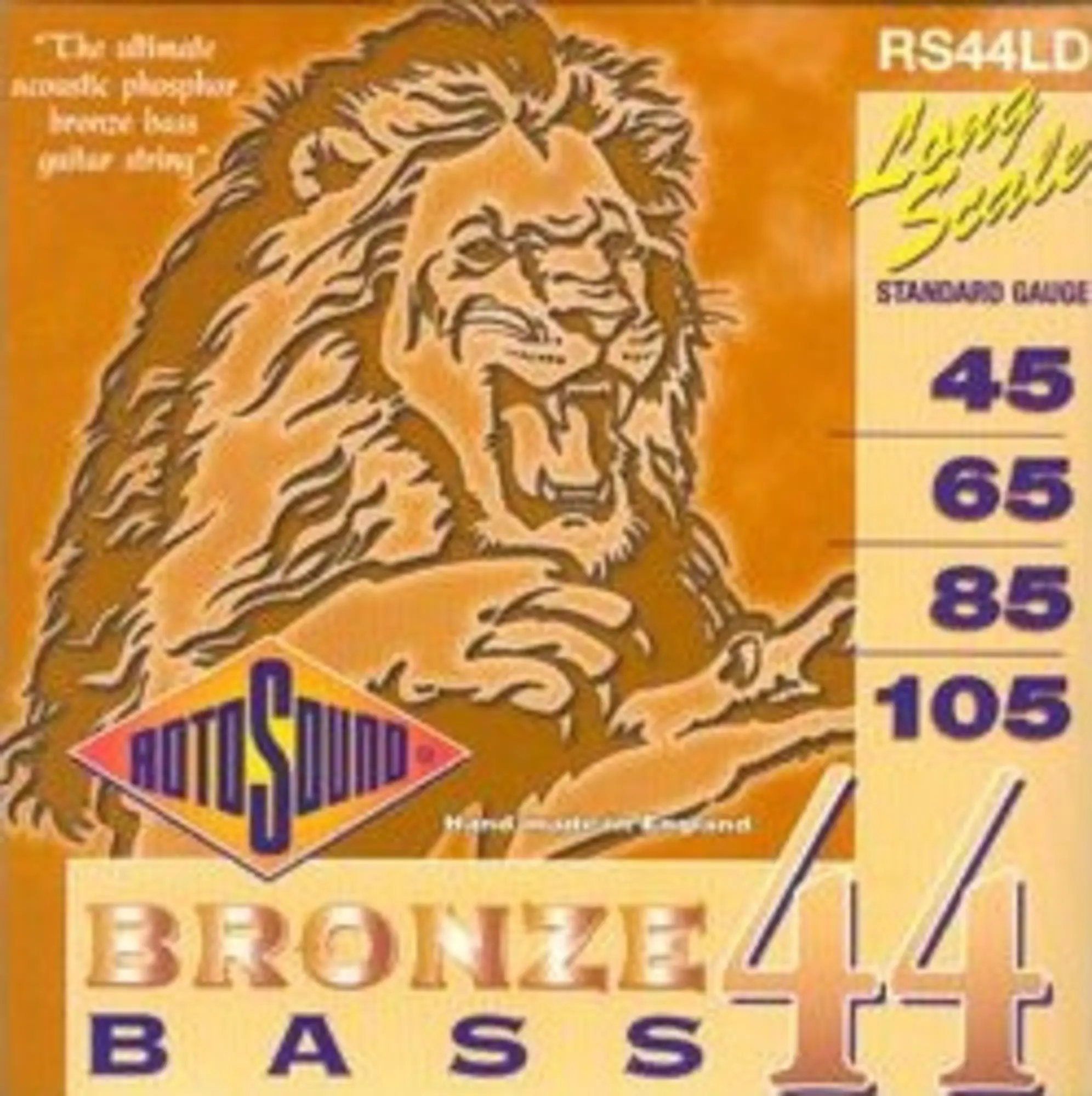 Струны для 5-ти струнной акустической бас-гитары 45-105, бронза Rotosound RS44LD (1 / 1)