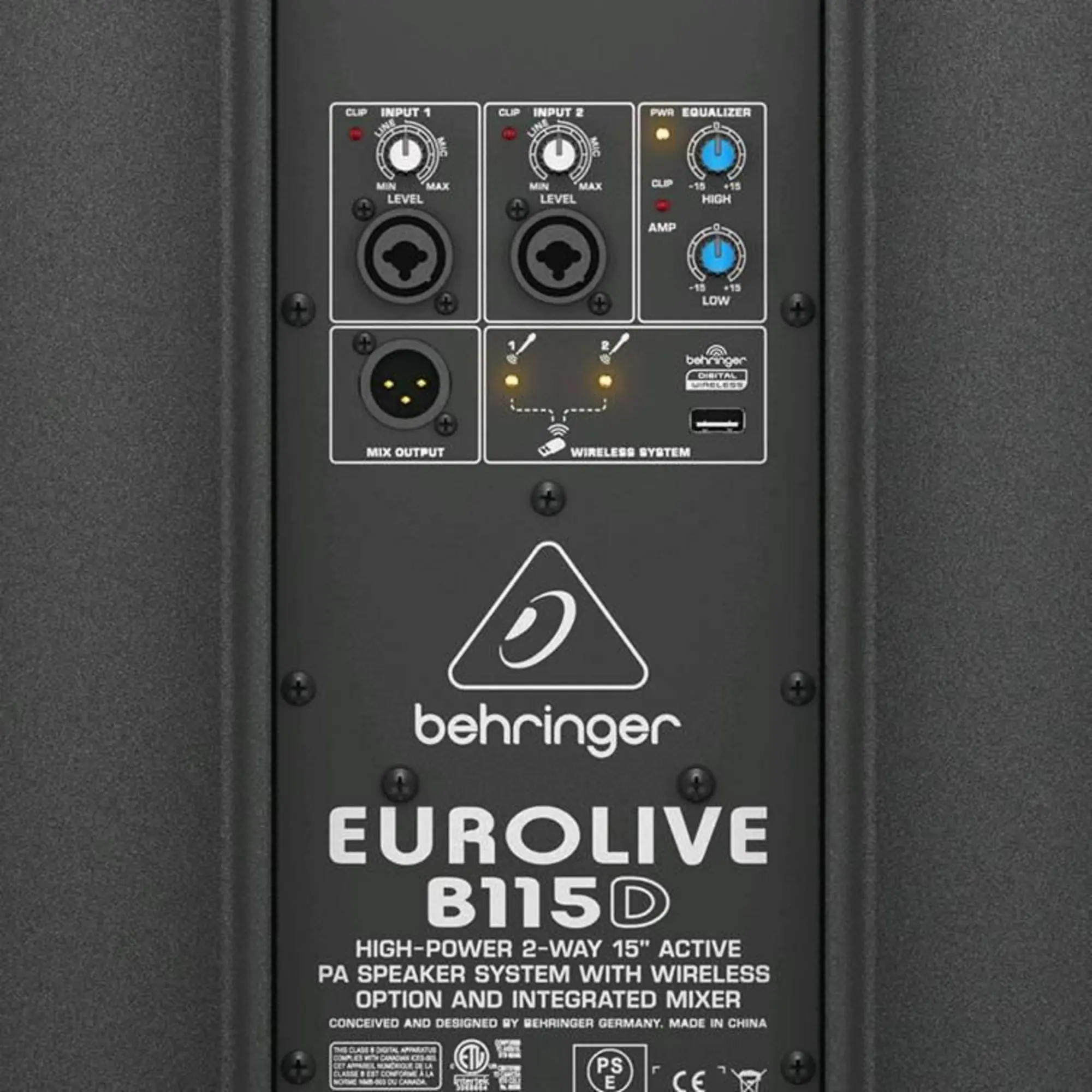 Активная акустическая колонка Eurolive Behringer B115D (2 / 2)