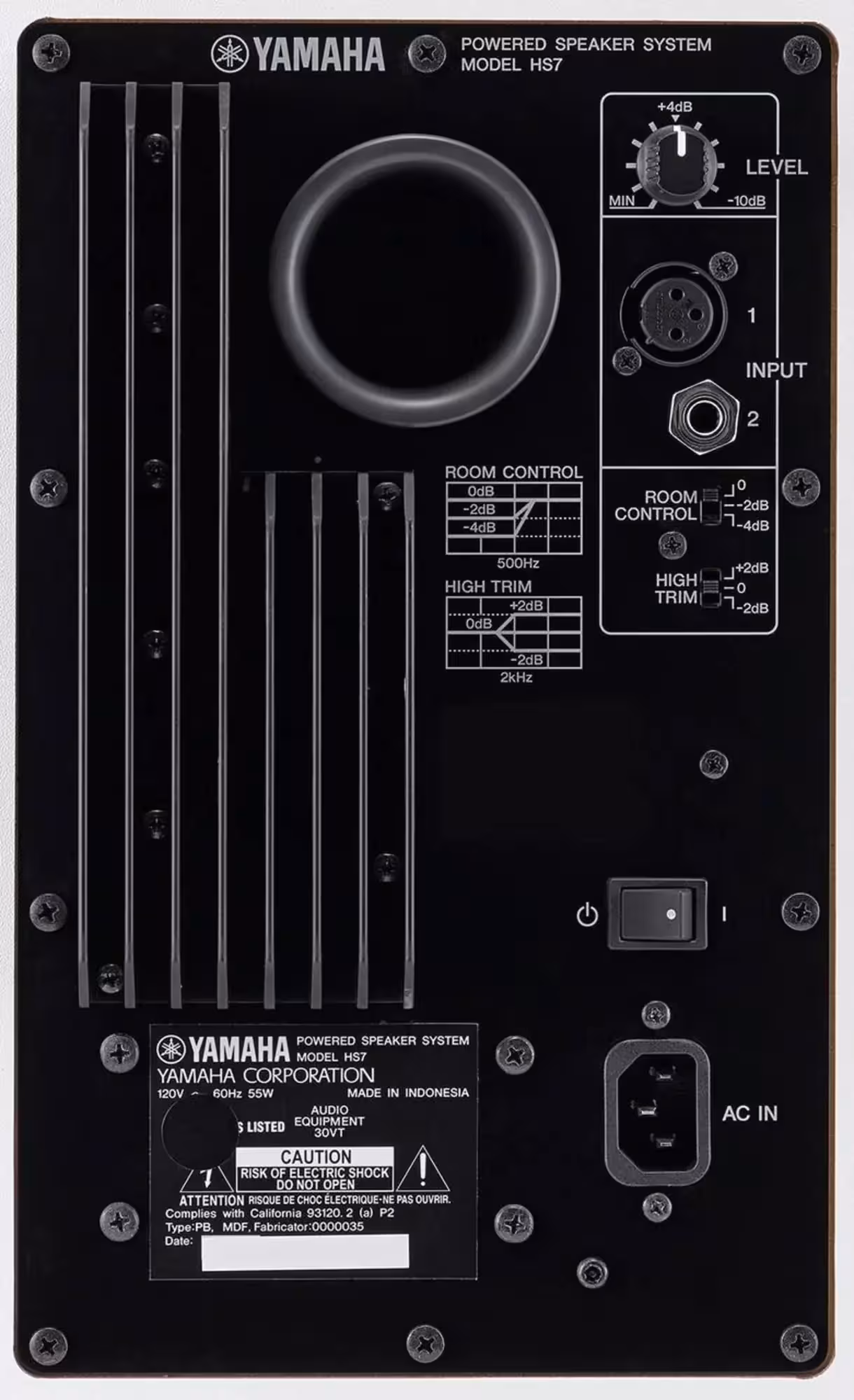 Студийный монитор Yamaha HS7W (2 / 2)