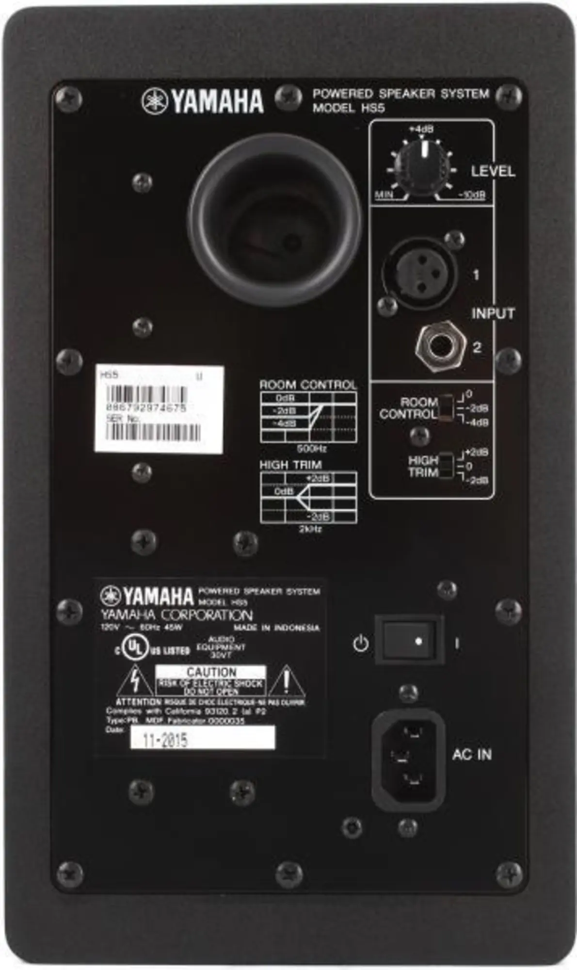 Активная акустическая система, пара, Yamaha HS5 (4 / 4)