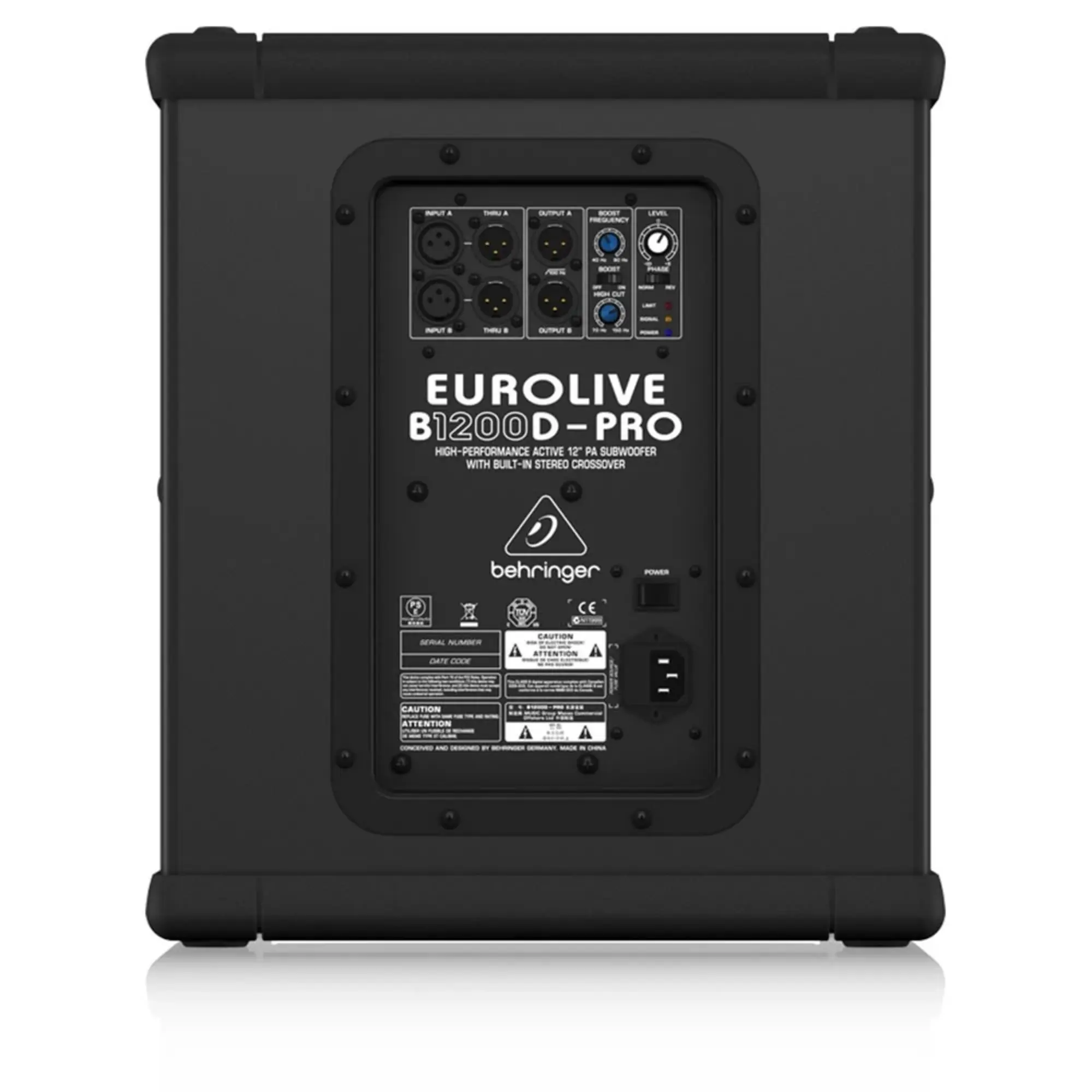 Активный сабвуфер Behringer EUROLIVE B1200D-PRO (2 / 2)
