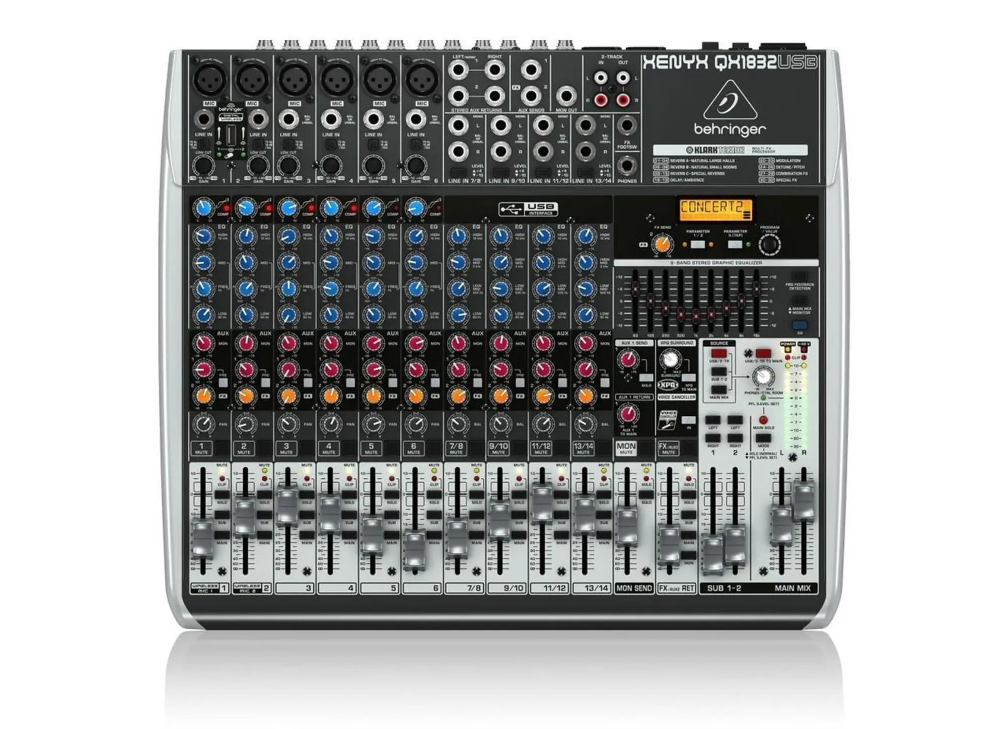 Пассивный микшерный пульт BEHRINGER XENYX QX1832USB (1 / 2)
