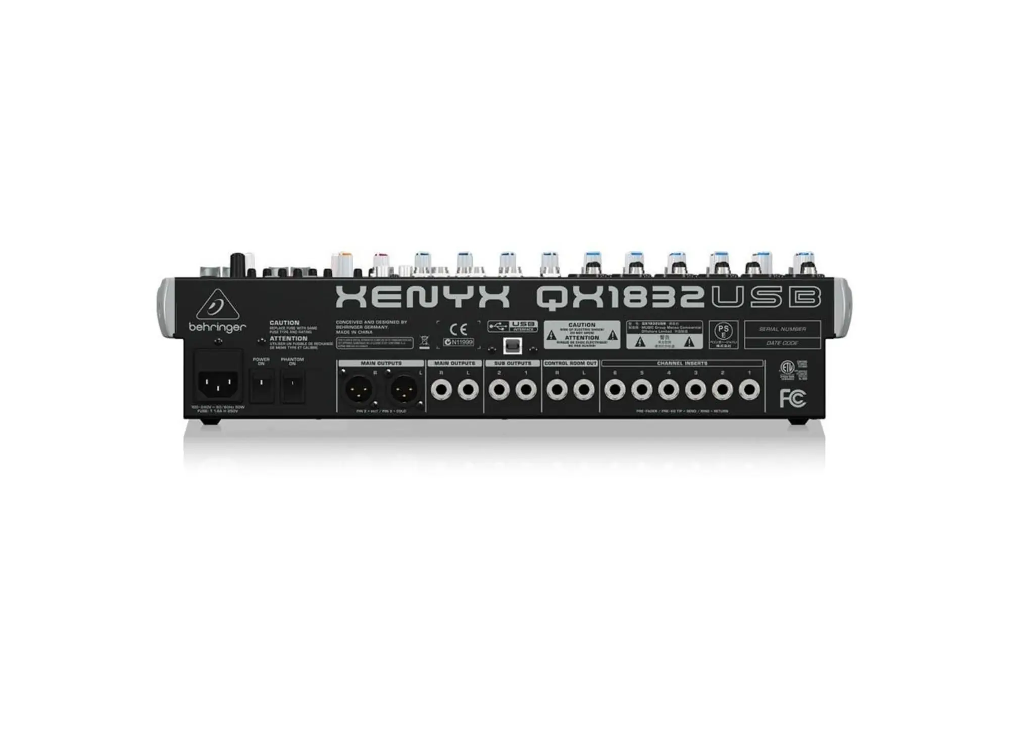 Пассивный микшерный пульт BEHRINGER XENYX QX1832USB (2 / 2)