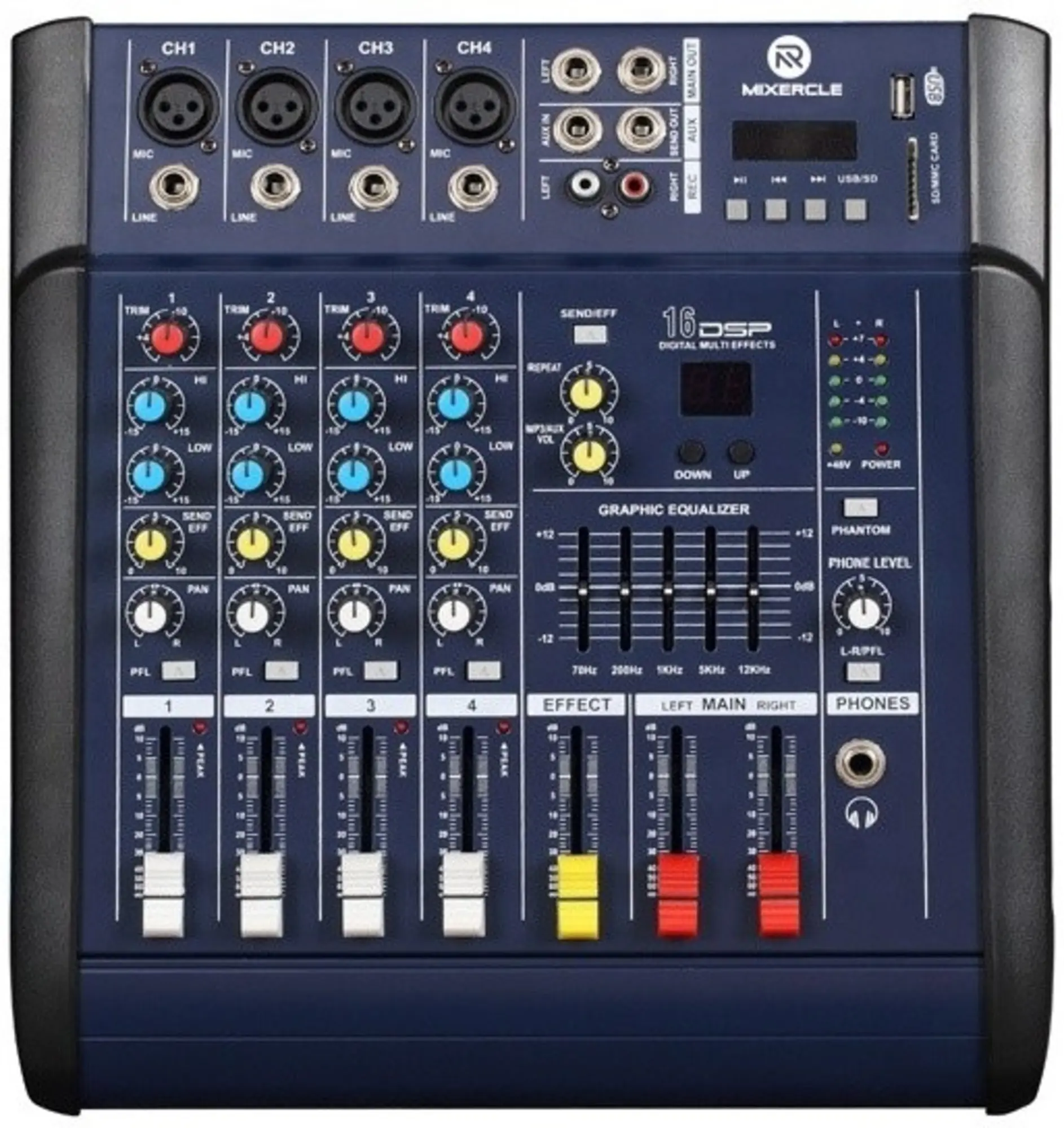 Активный микшерный пульт Mickle PMX402D-USB (1 / 3)