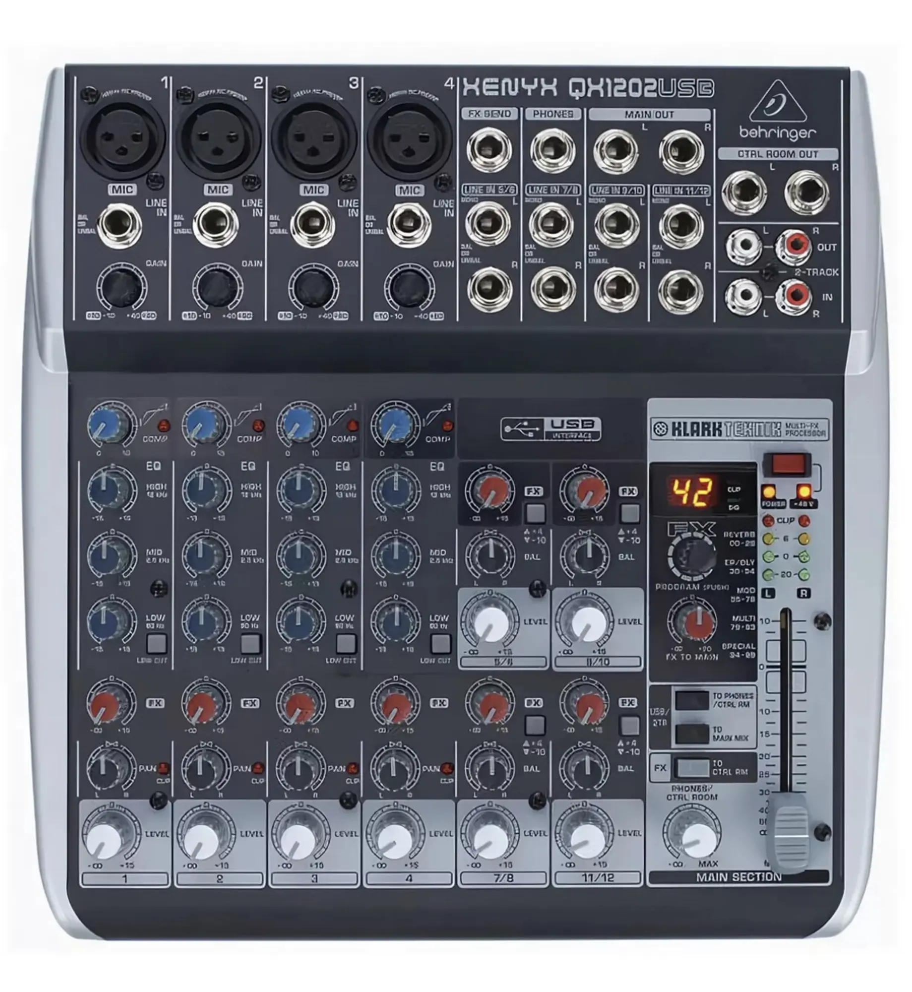 Пассивный микшерный пульт BEHRINGER XENYX QX1202USB (1 / 1)