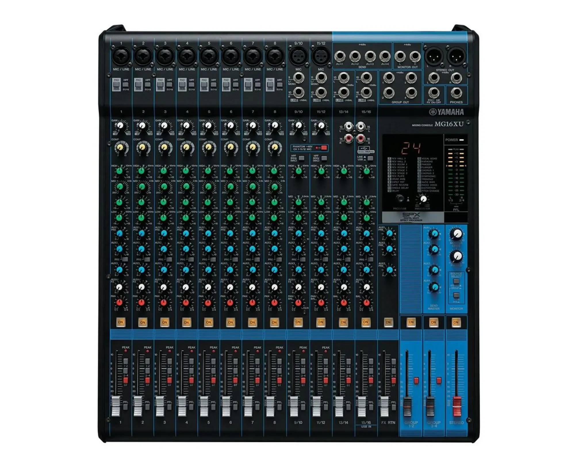 Пассивный микшерный пульт Yamaha MG16XU (2 / 3)