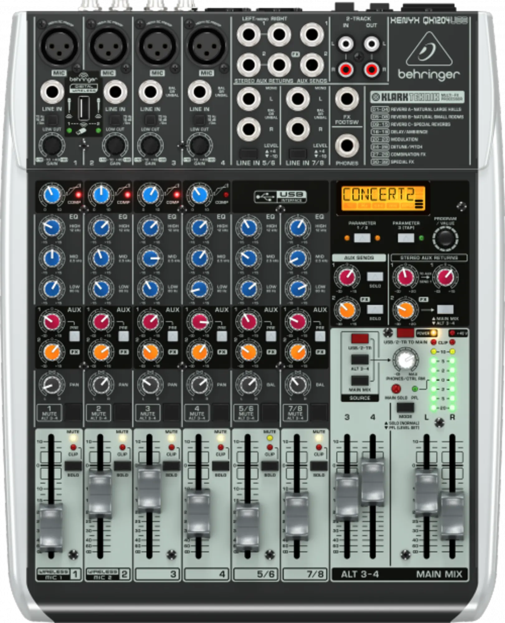 Пассивный микшерный пульт BEHRINGER QX1204USB (1 / 2)