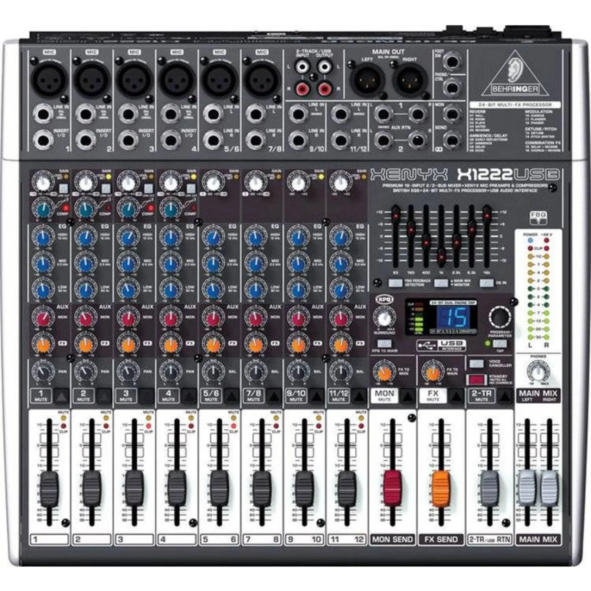 Микшерный пульт Behringer Xenyx X1222USB (1 / 2)