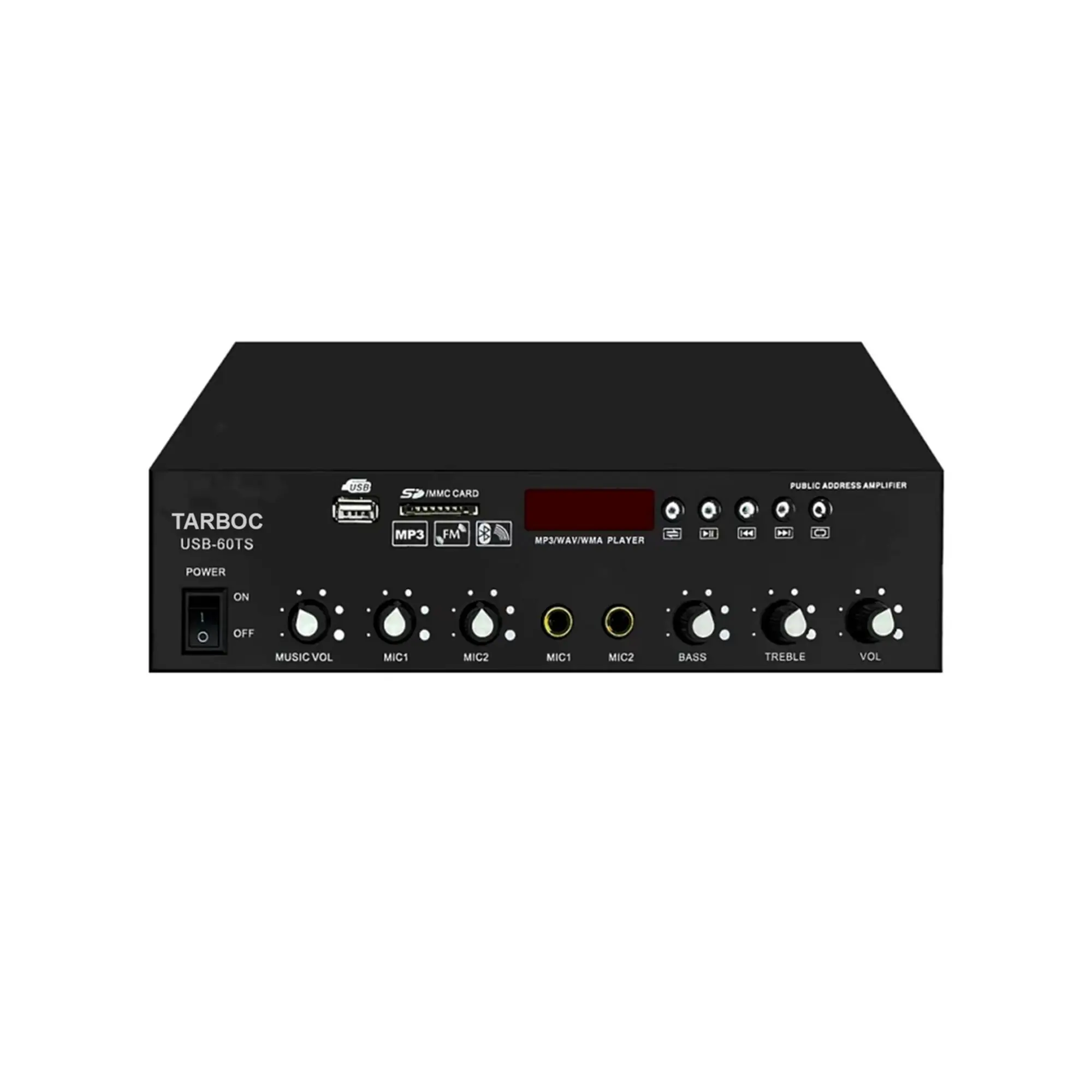 Усилитель мощности, трансляционный, 60Вт, Tarboc USB-60ts (1 / 2)