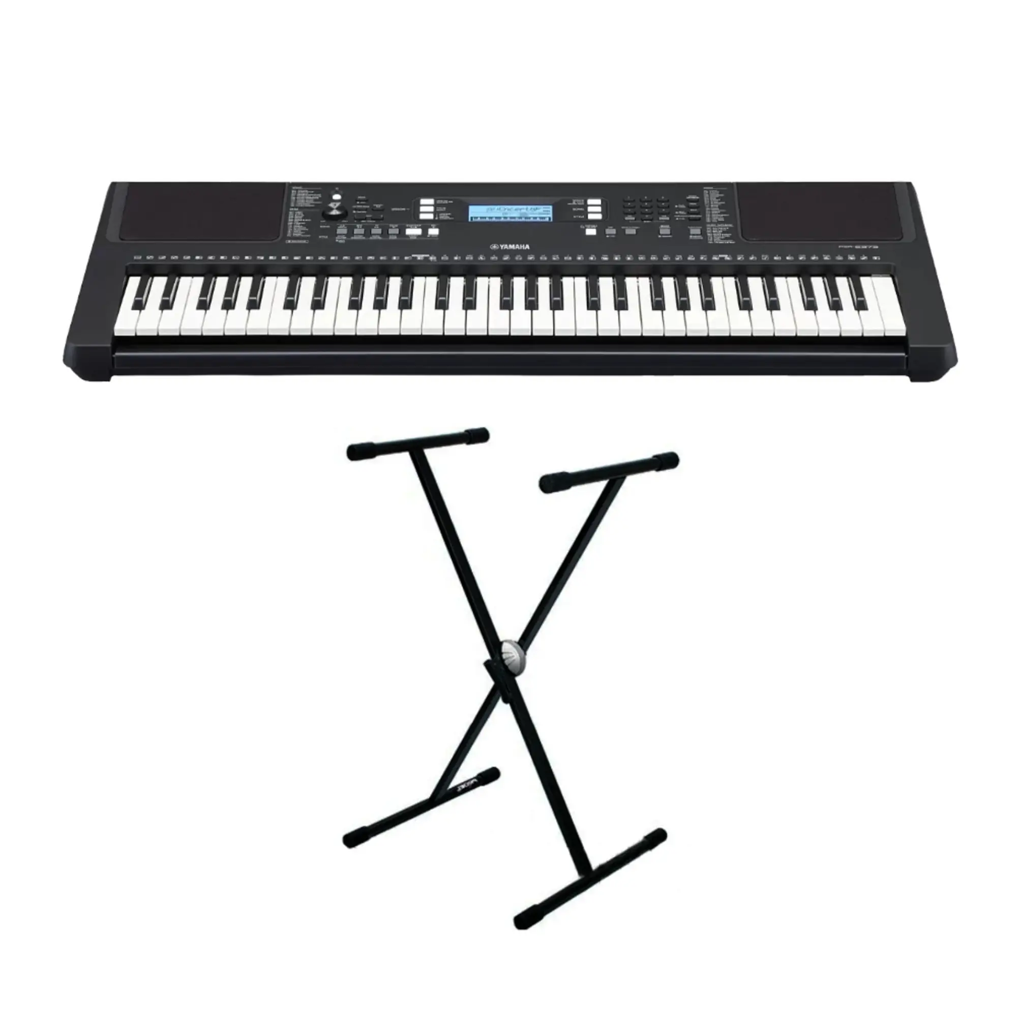 Синтезатор Yamaha PSR-E373 в комплекте со стойкой для синтезатора (1 / 3)