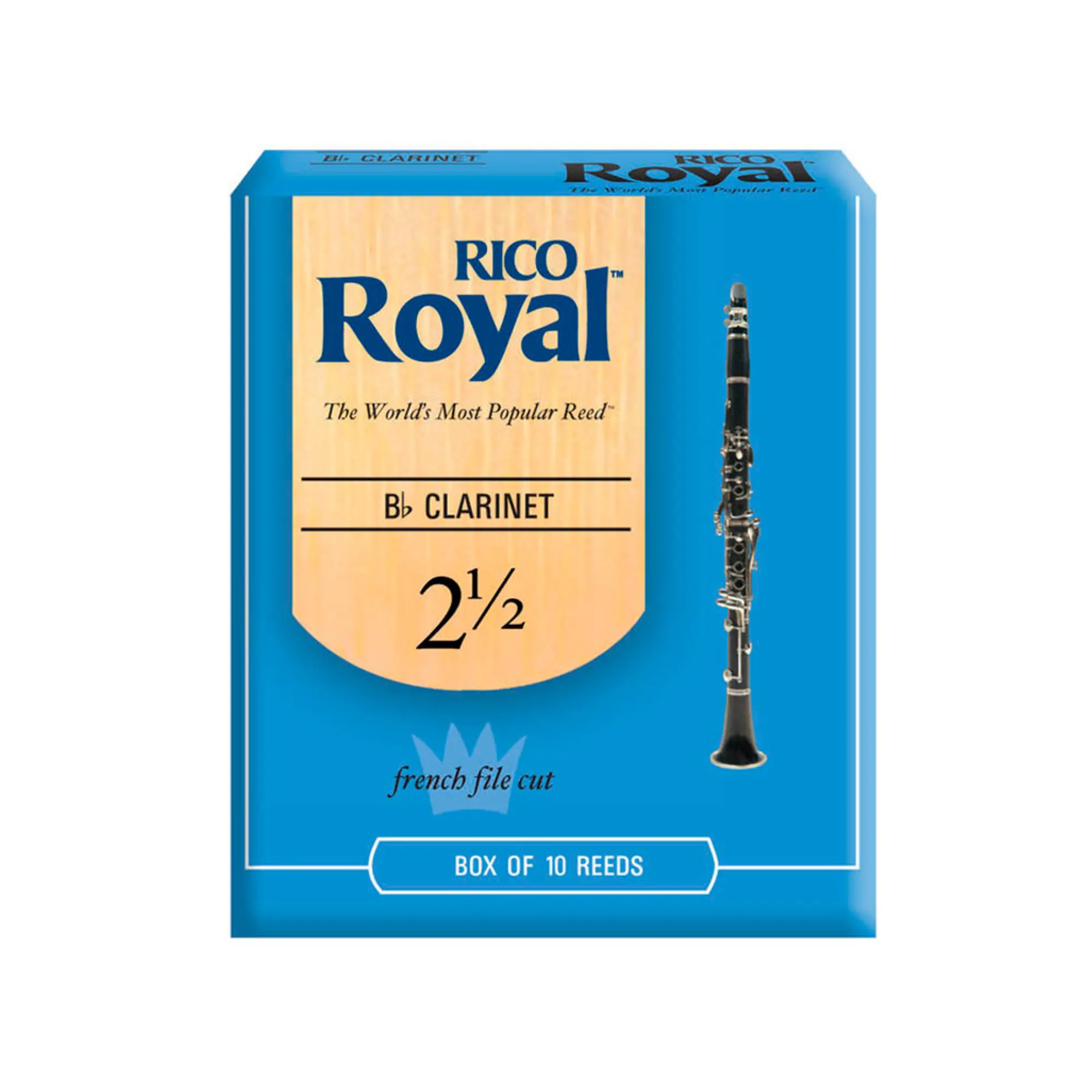Трость для кларнета Вb, размер 2.5, Rico RCB1025 (1 / 1)