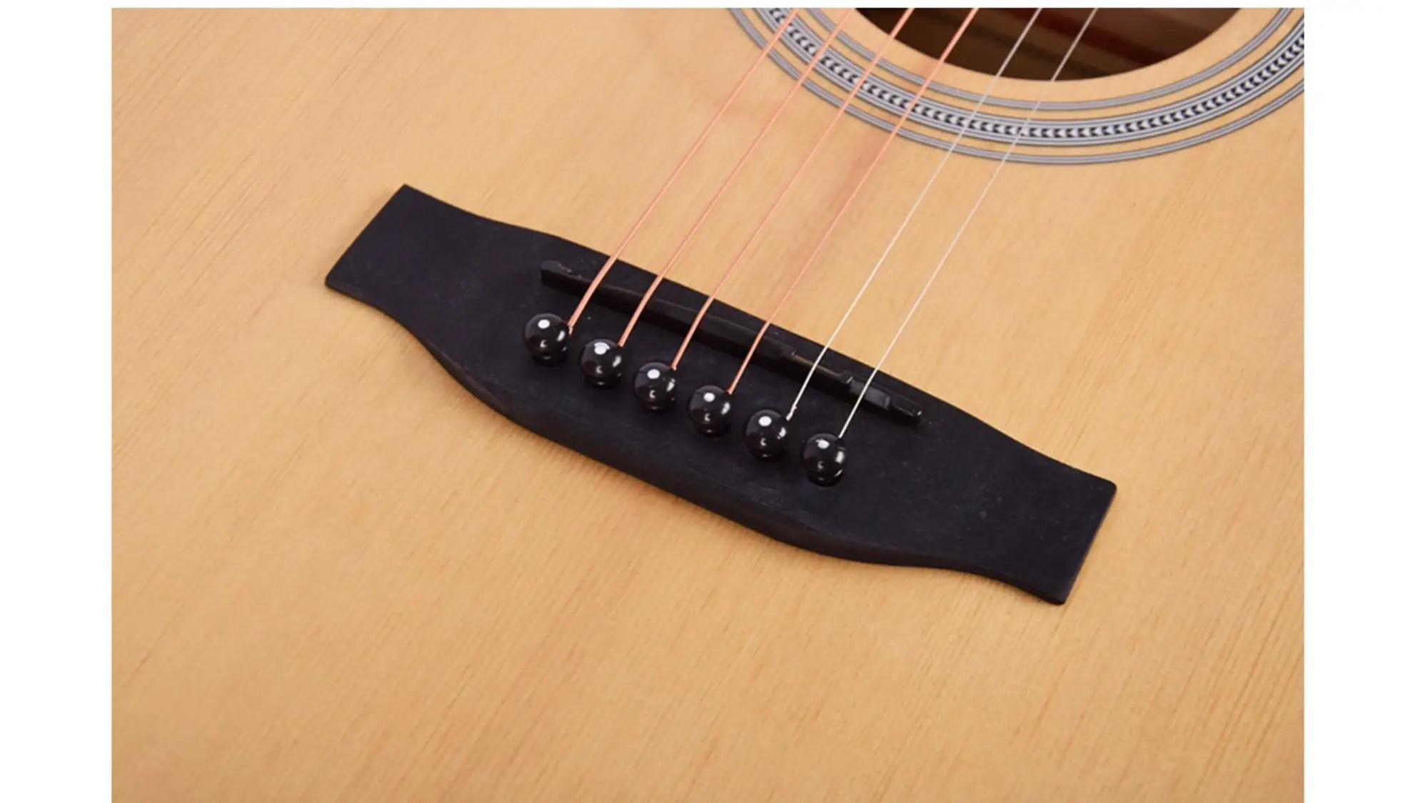 Гитара акустическая The Rose R-O40 N Matt Solid Spruce (3 / 6)