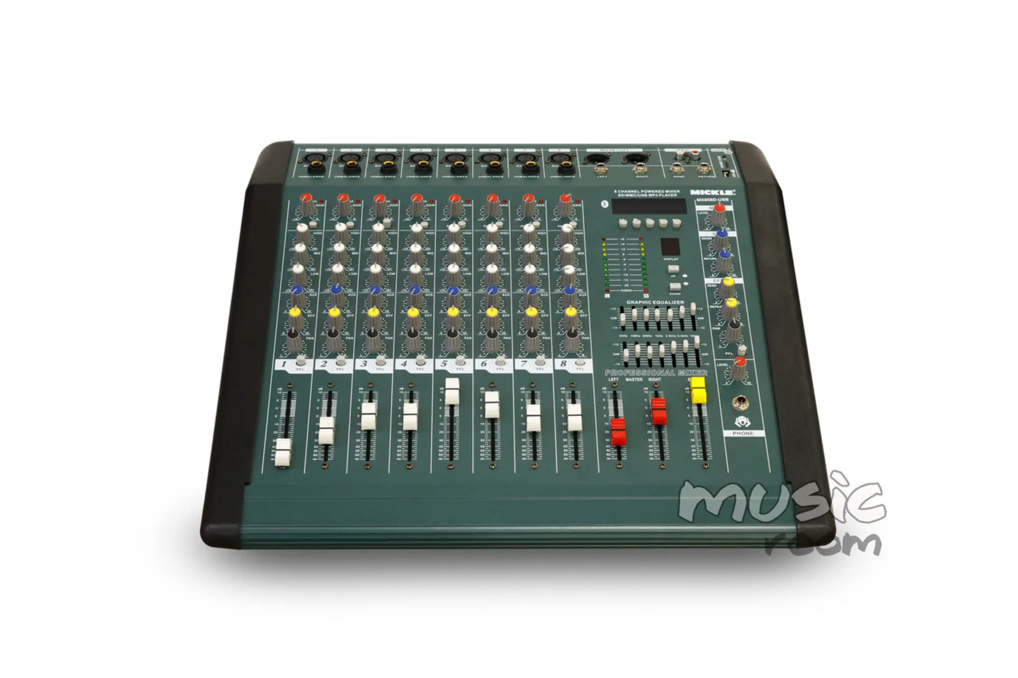 Активный микшерный пульт Mickle MX808D USB (1 / 3)