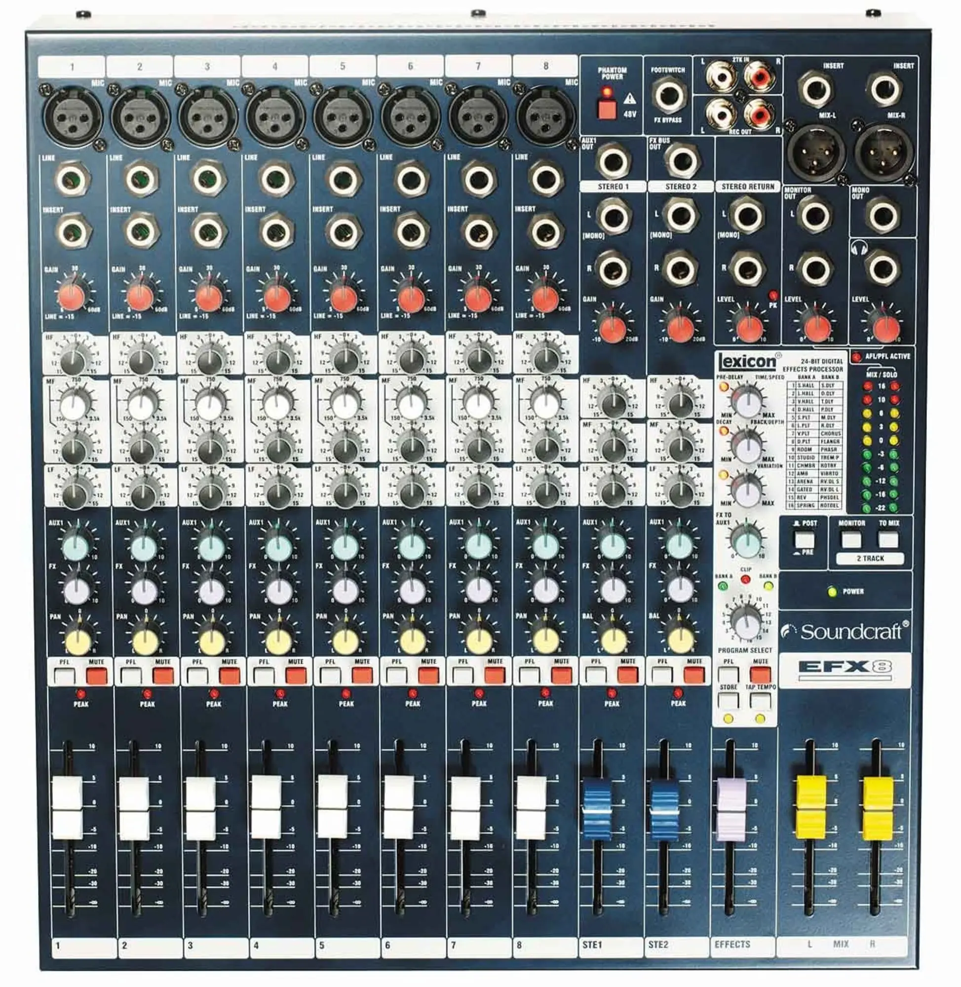 Микшерный пульт пассивный Soundcraft EFX8 (2 / 2)