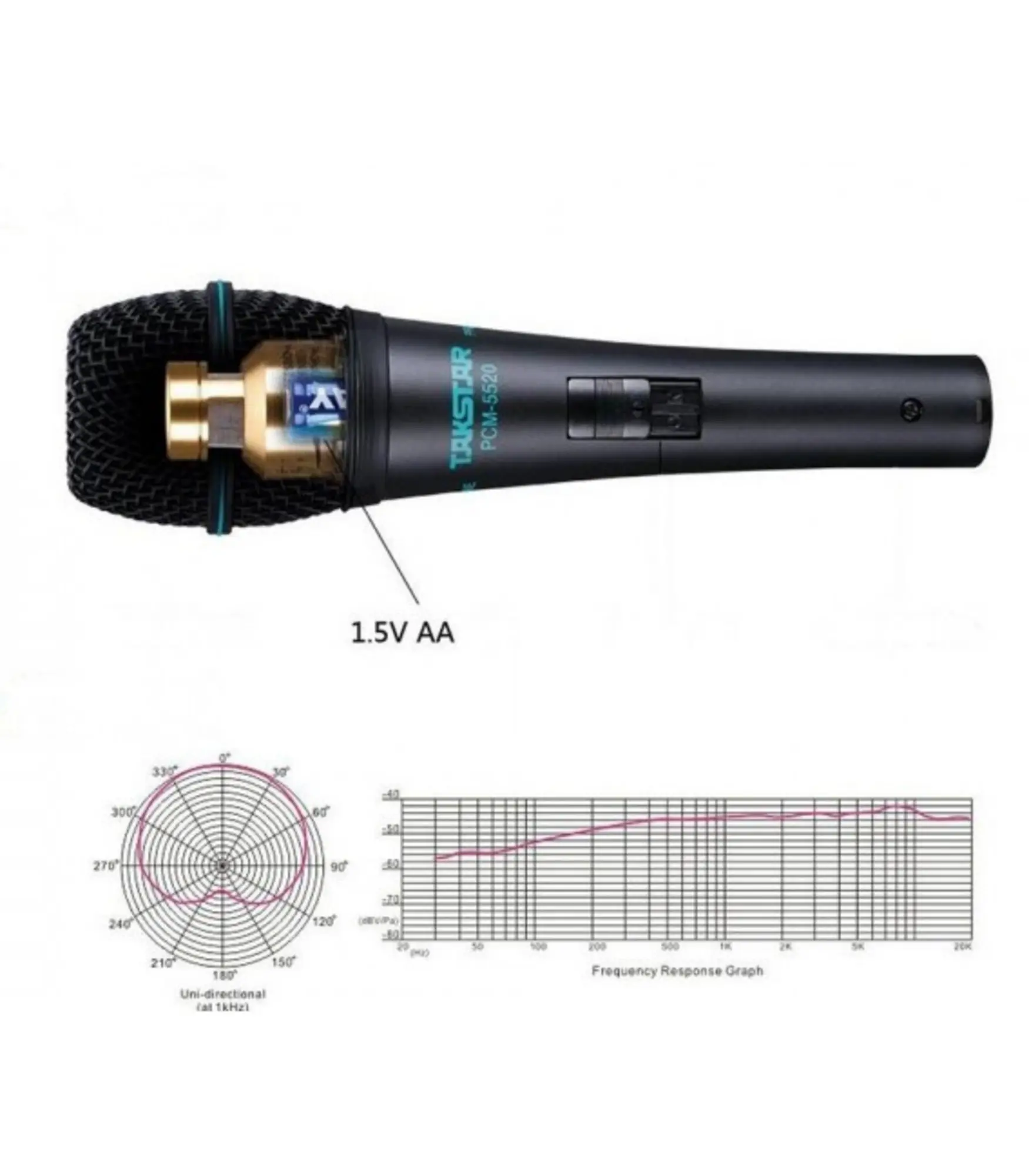 Вокальный микрофон Takstar PCM-5520 (4 / 4)