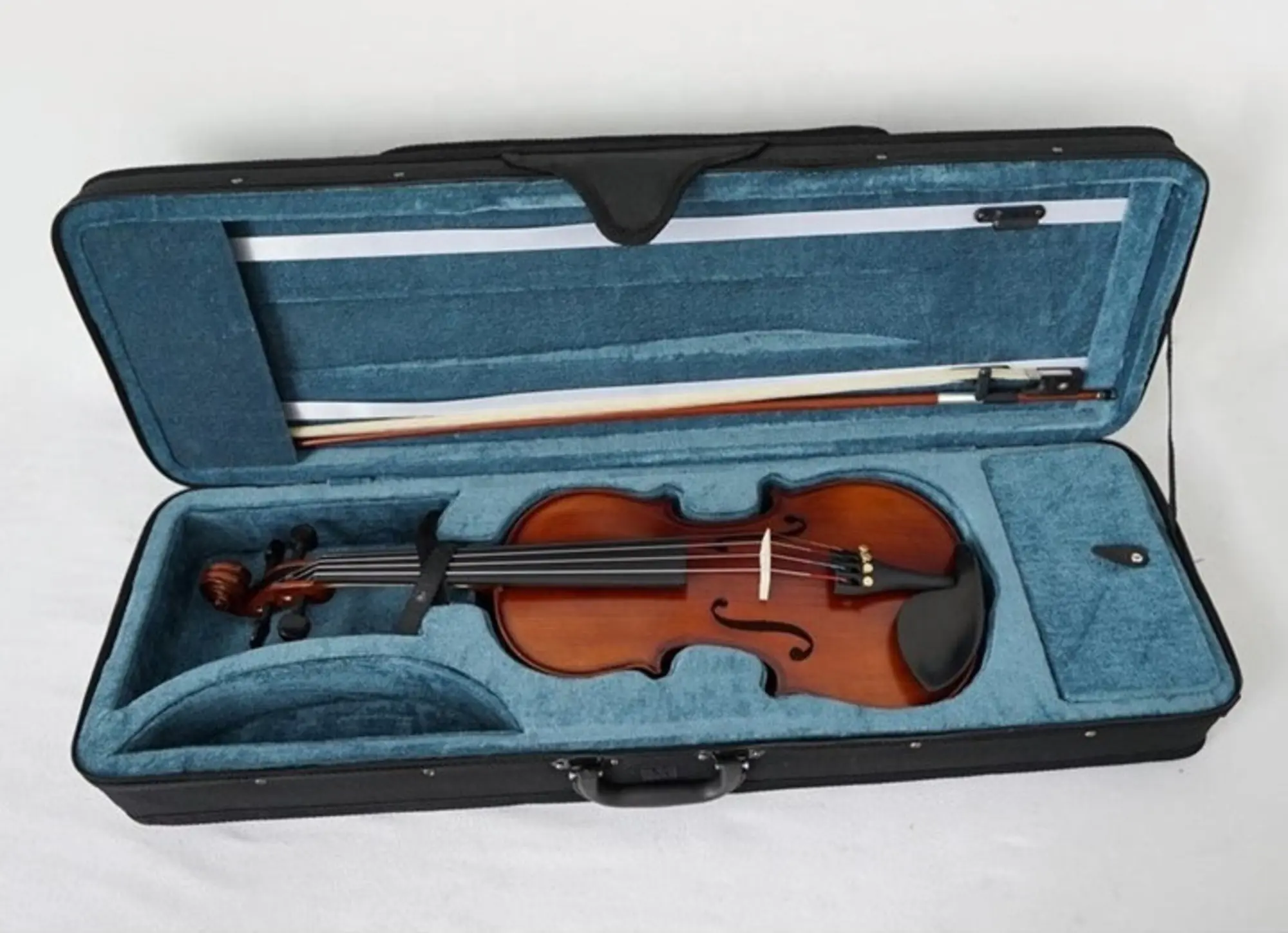 Скрипка Violin MVT700 4/4 резной массив ели и огненный клен (5 / 5)