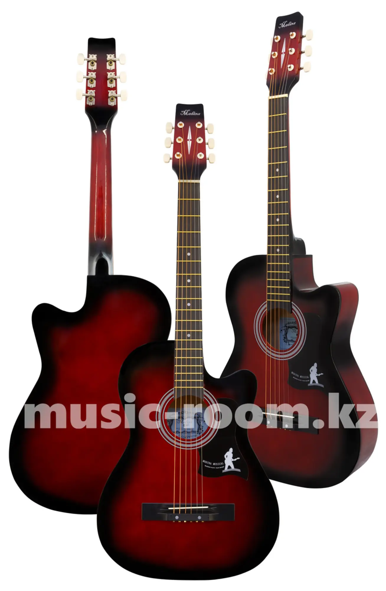 Гитара акустическая с вырезом Ronnie wood AG38C RD (1 / 1)