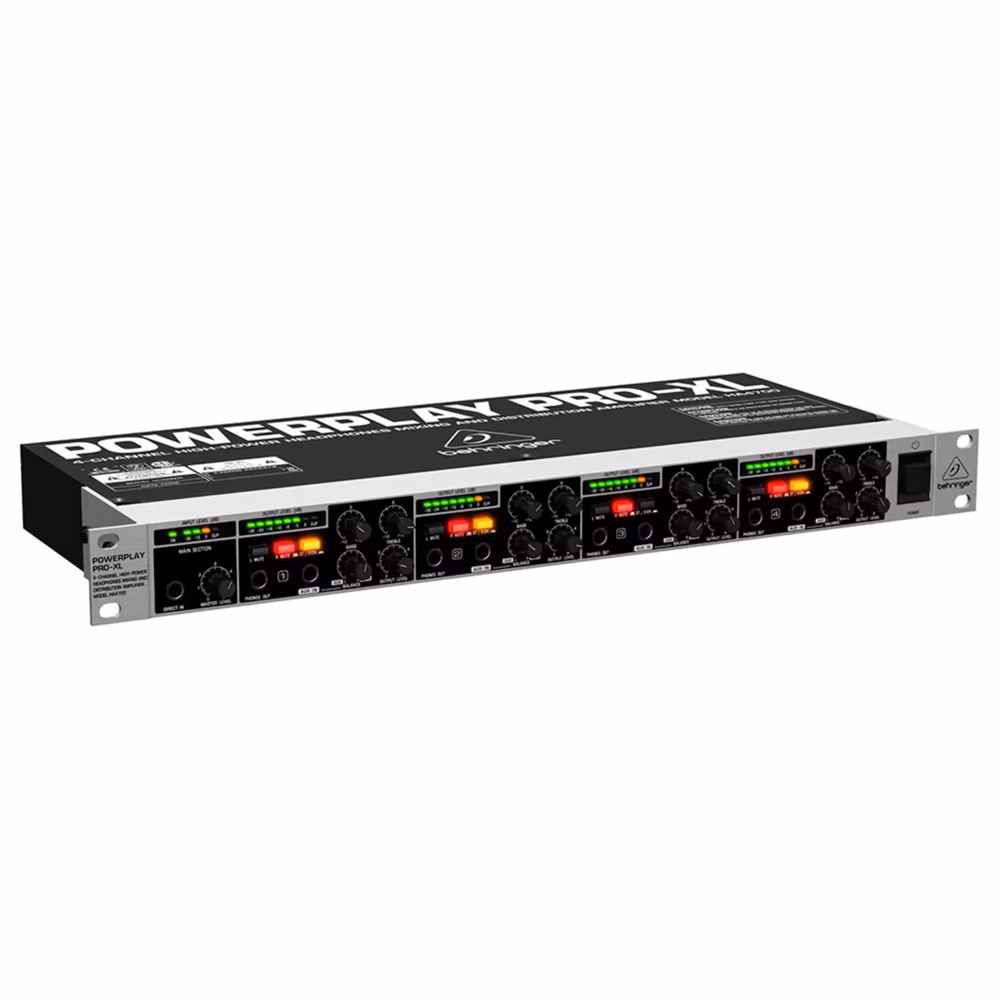 Cтерео усилитель для наушников Behringer HA4700 (2 / 3)
