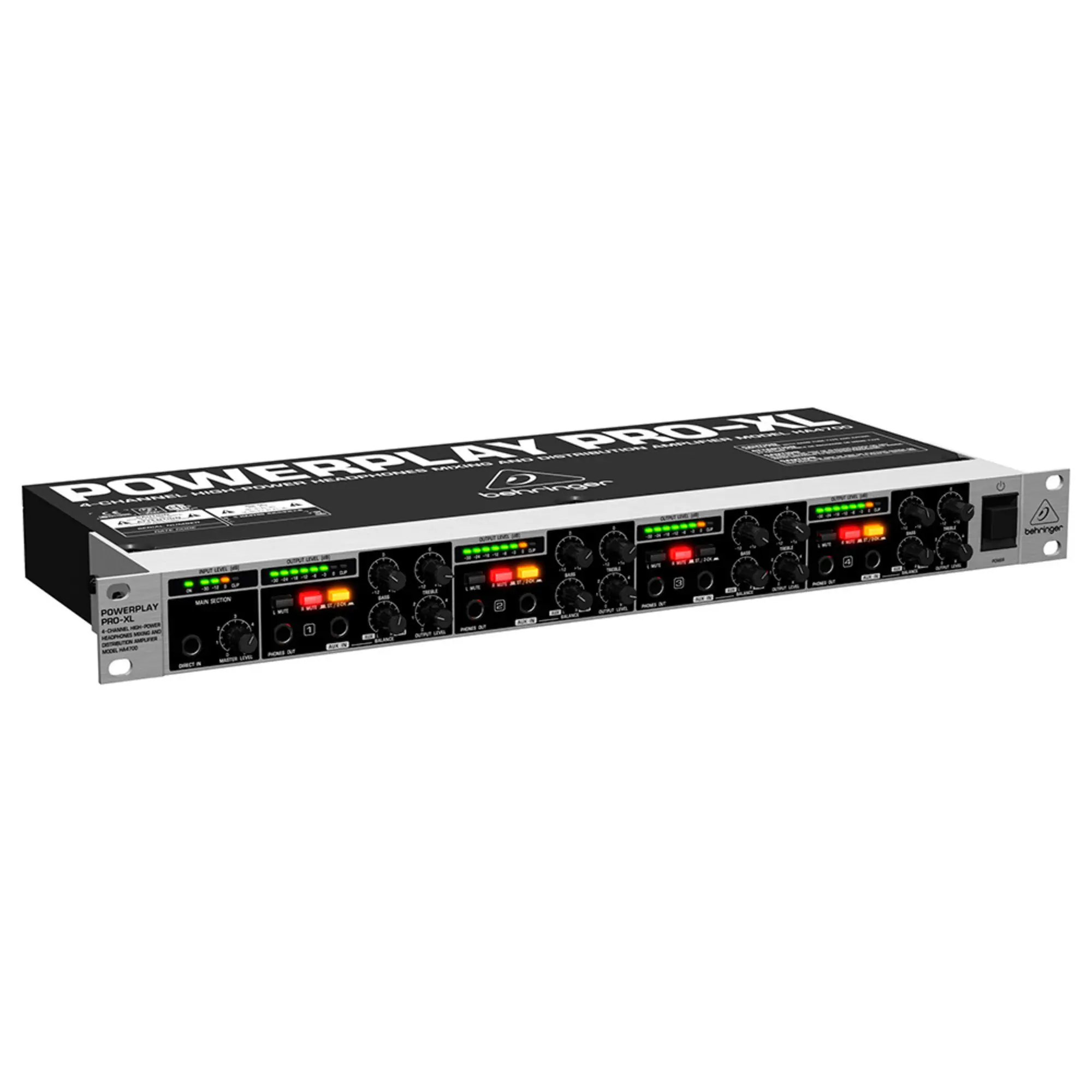 Cтерео усилитель для наушников Behringer HA4700 (2 / 3)