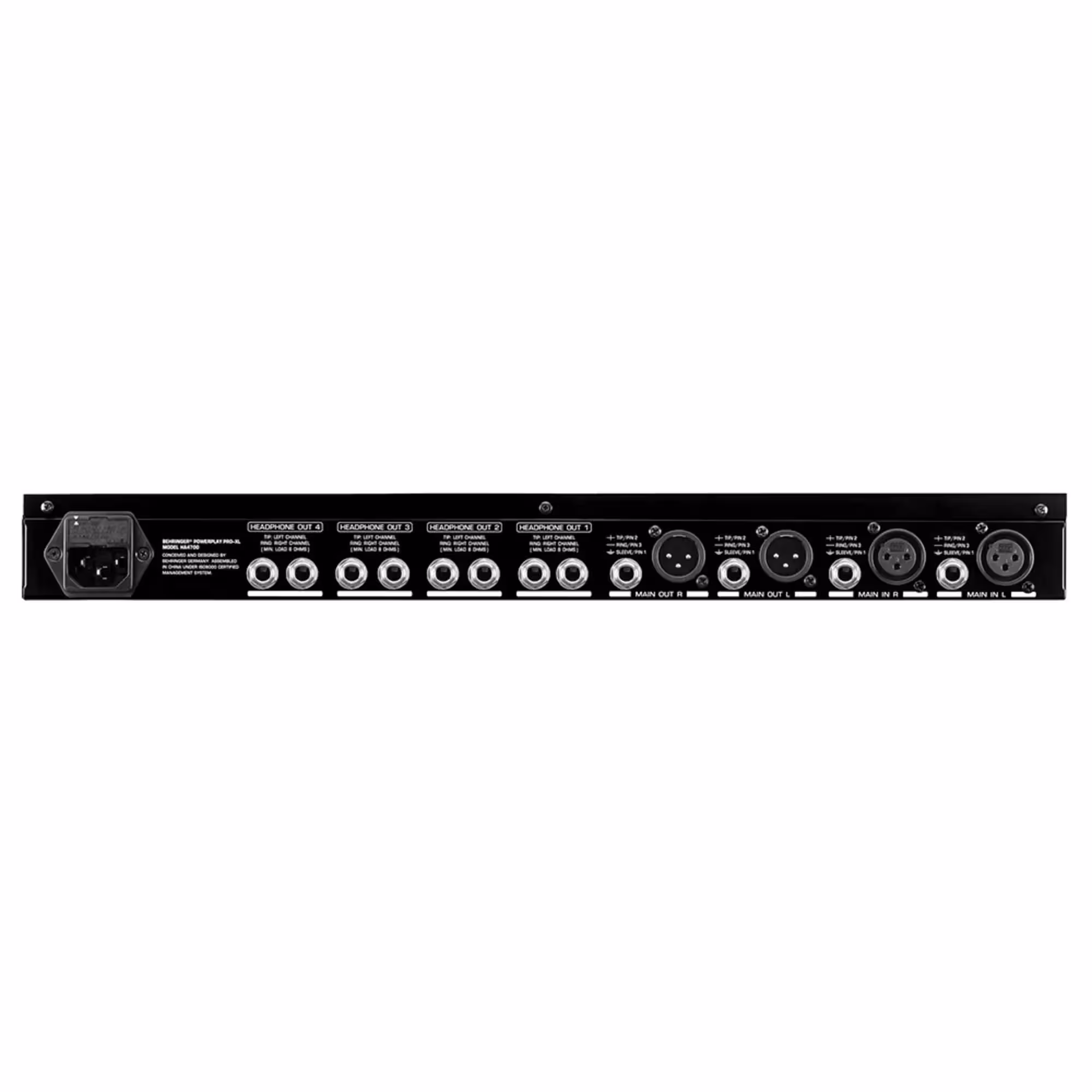 Cтерео усилитель для наушников Behringer HA4700 (3 / 3)
