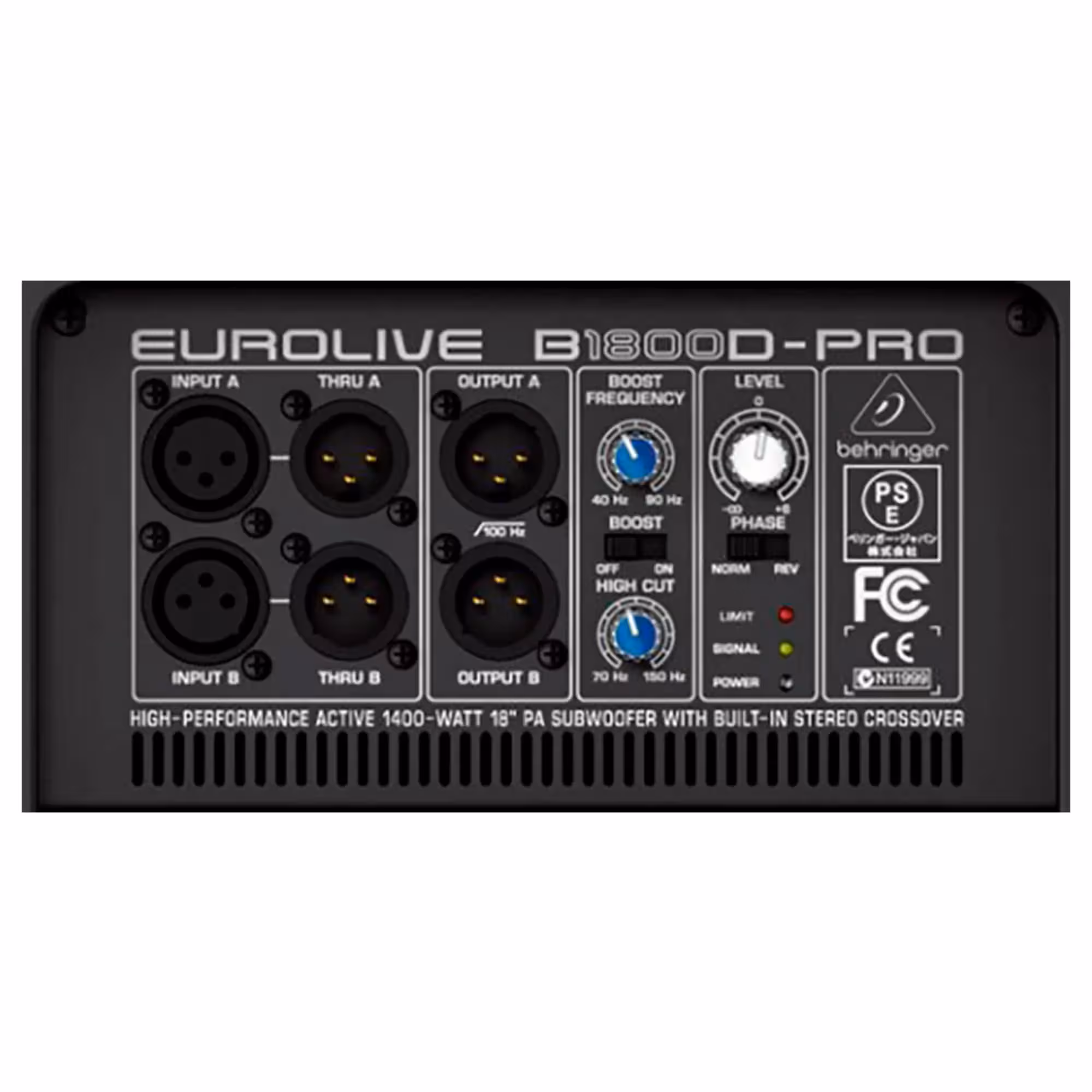 Активный сабвуфер Behringer B1800D-PRO (5 / 5)