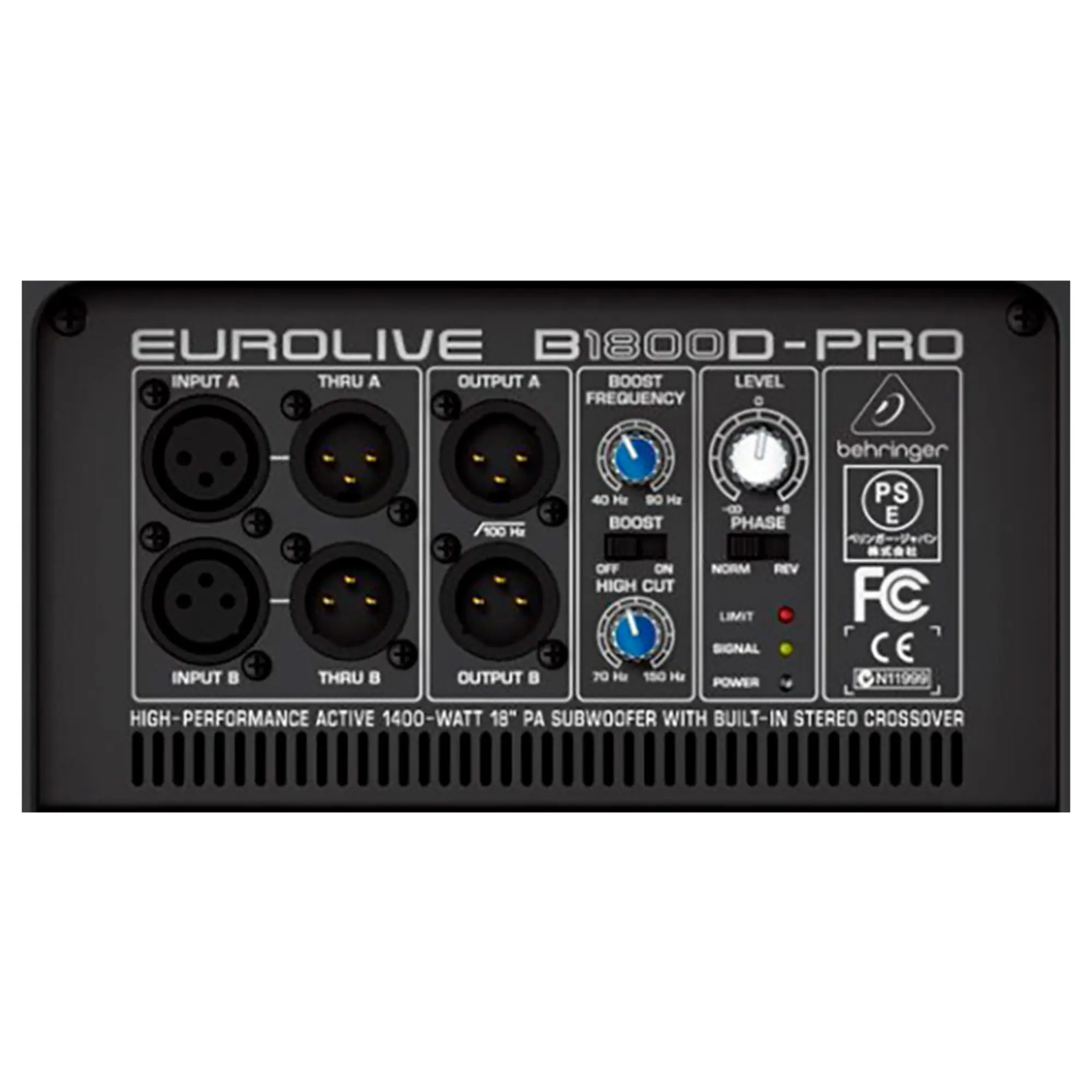 Активный сабвуфер Behringer B1800D-PRO (5 / 5)