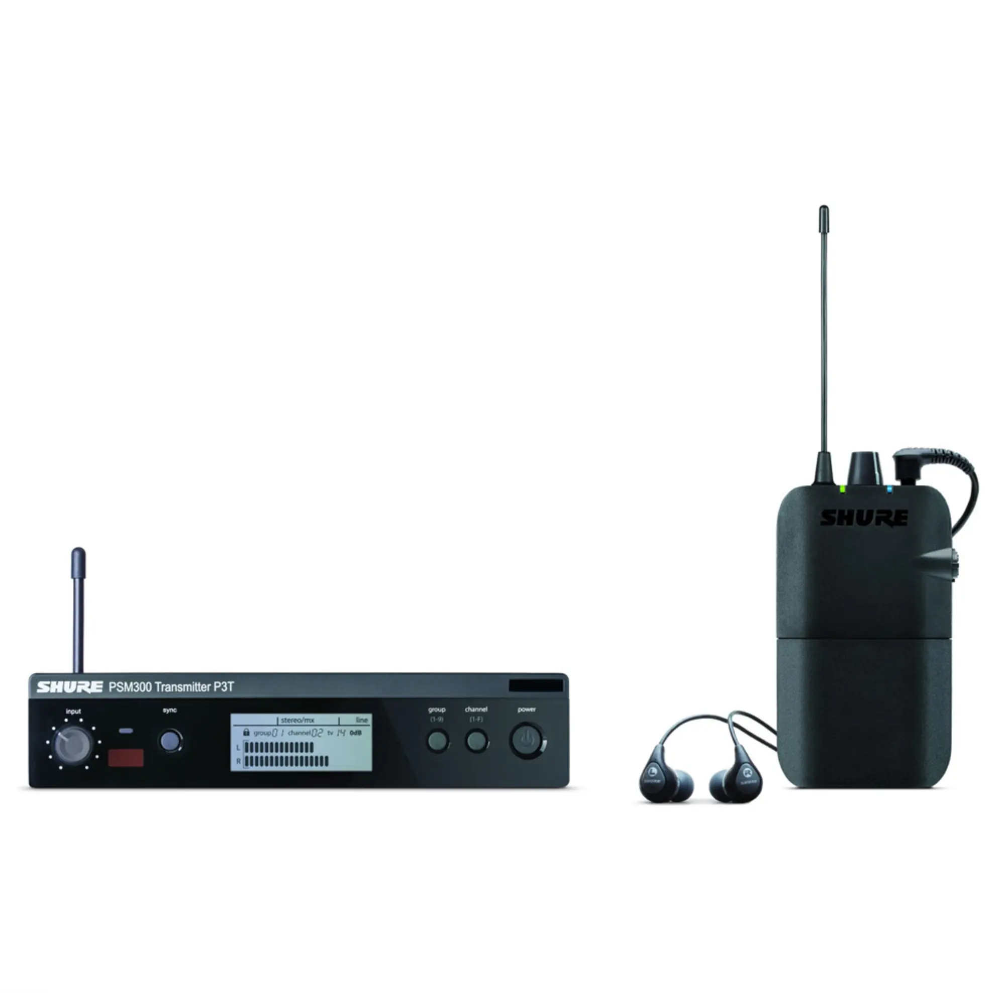 Cистема персонального мониторинга Shure P3TER112GR-K3E (1 / 4)