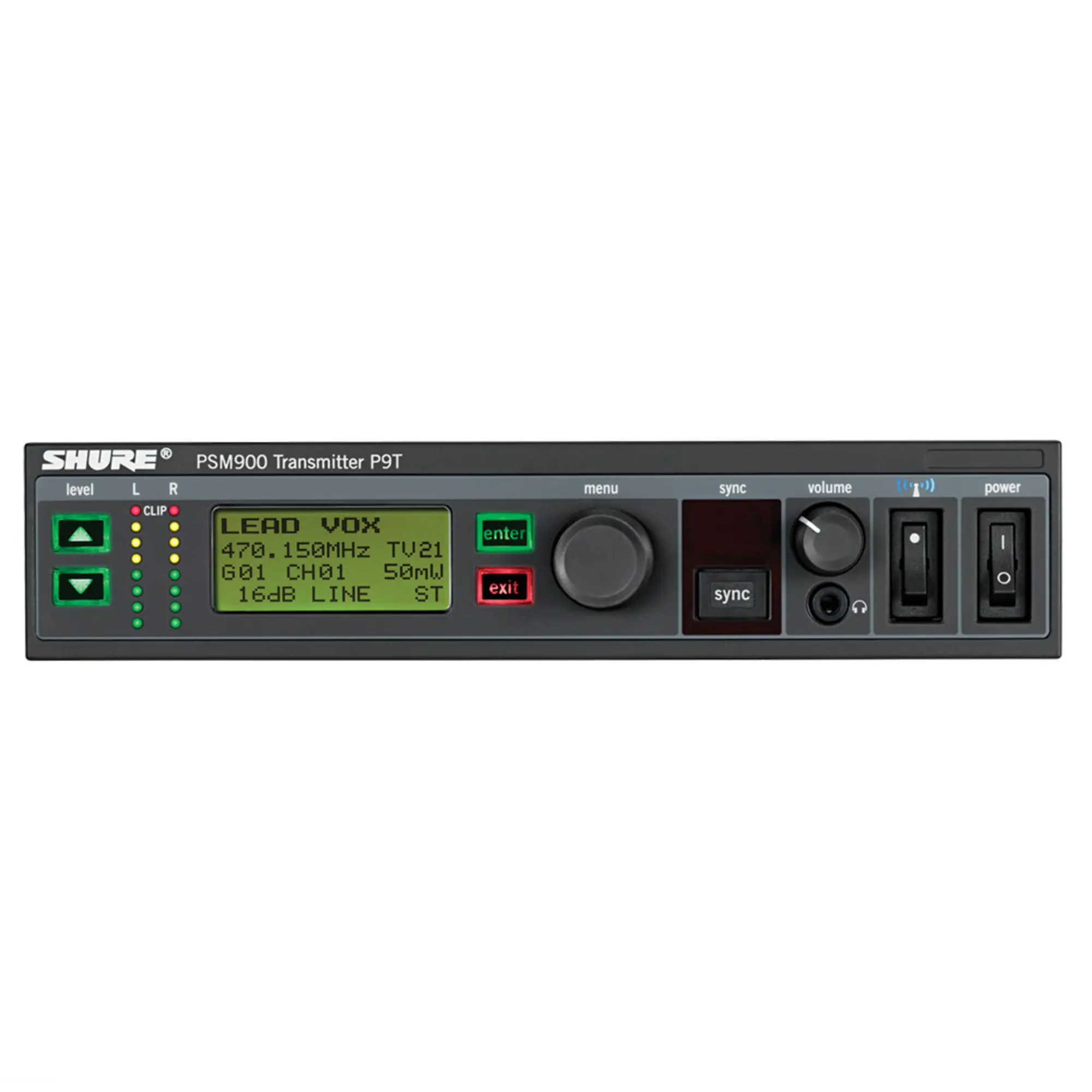 Беспроводной передатчик Shure P9TE-G7E (2 / 3)