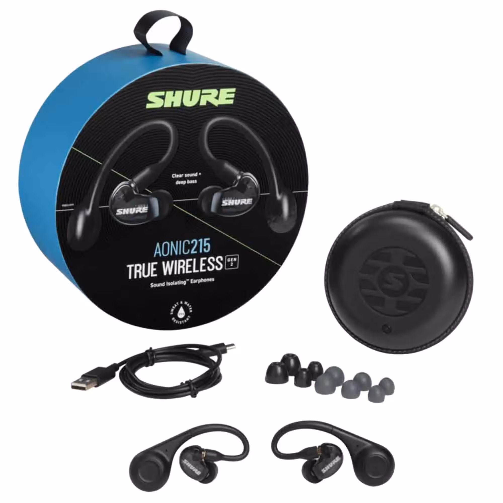 Беспроводные наушники Shure Aonic 215 Gen 2 Black (2 / 2)
