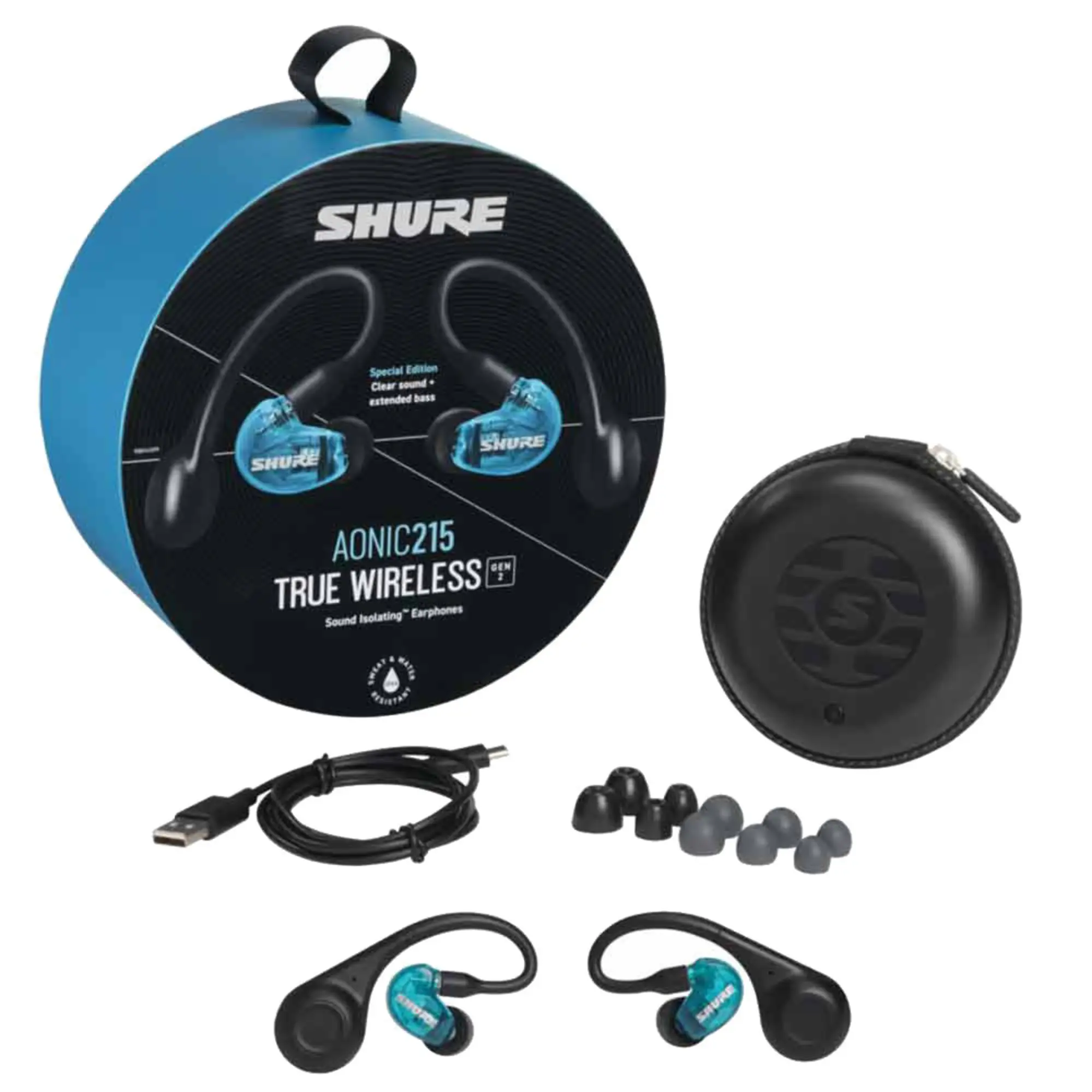 Беспроводные наушники Shure Aonic 215 Gen 2 Blue (2 / 2)