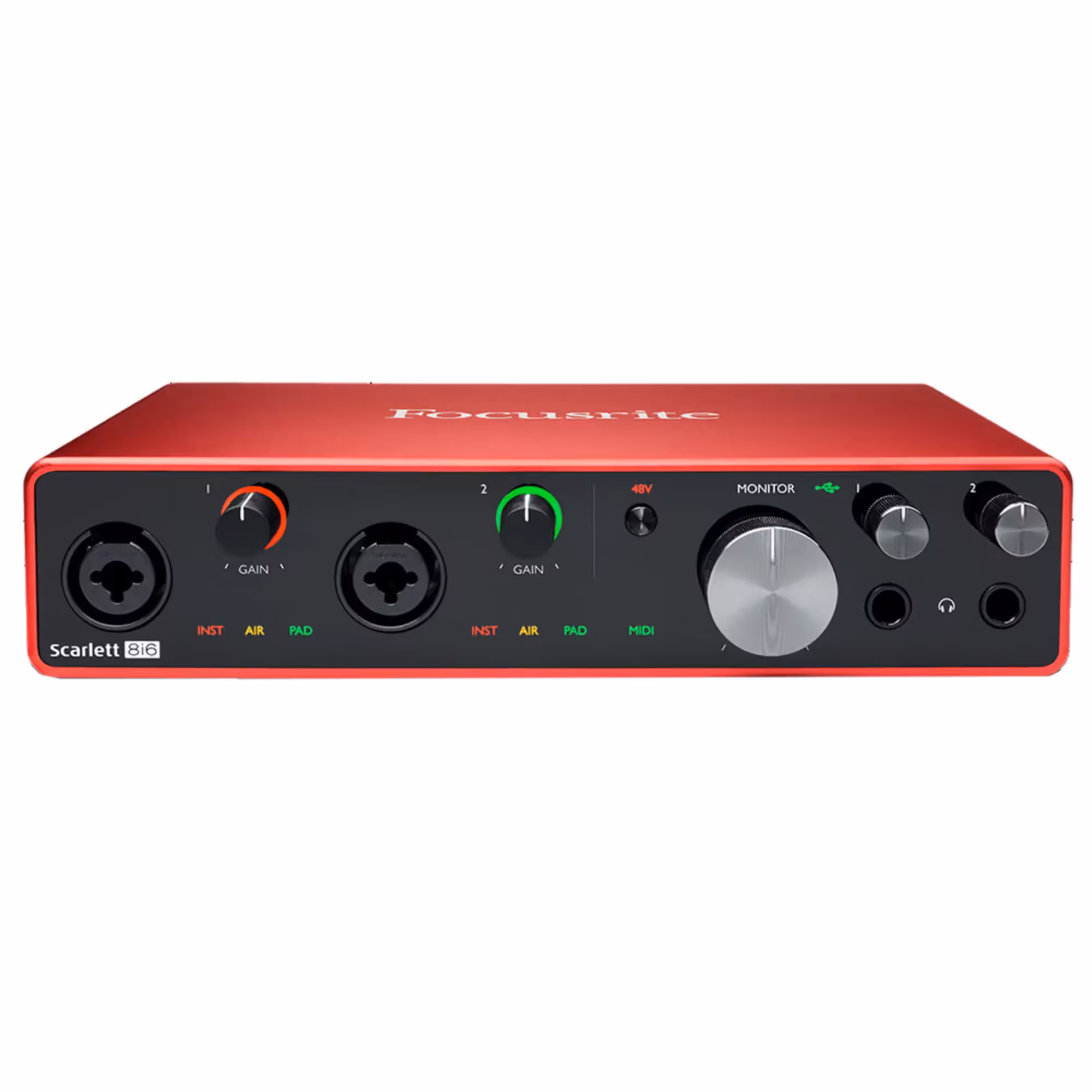 Внешняя студийная звуковая карта Focusrite scarlett 8i6 3Gen (1 / 5)