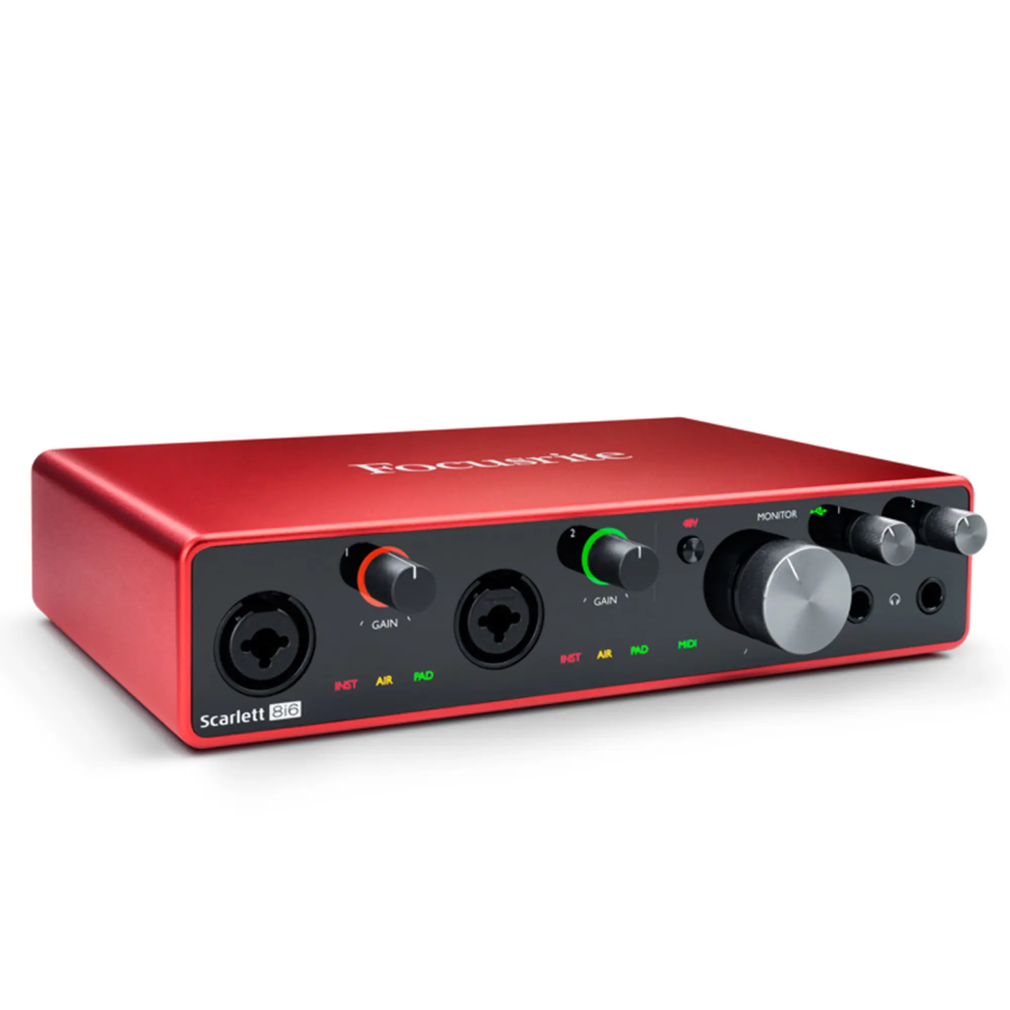 Внешняя студийная звуковая карта Focusrite scarlett 8i6 3Gen (2 / 5)