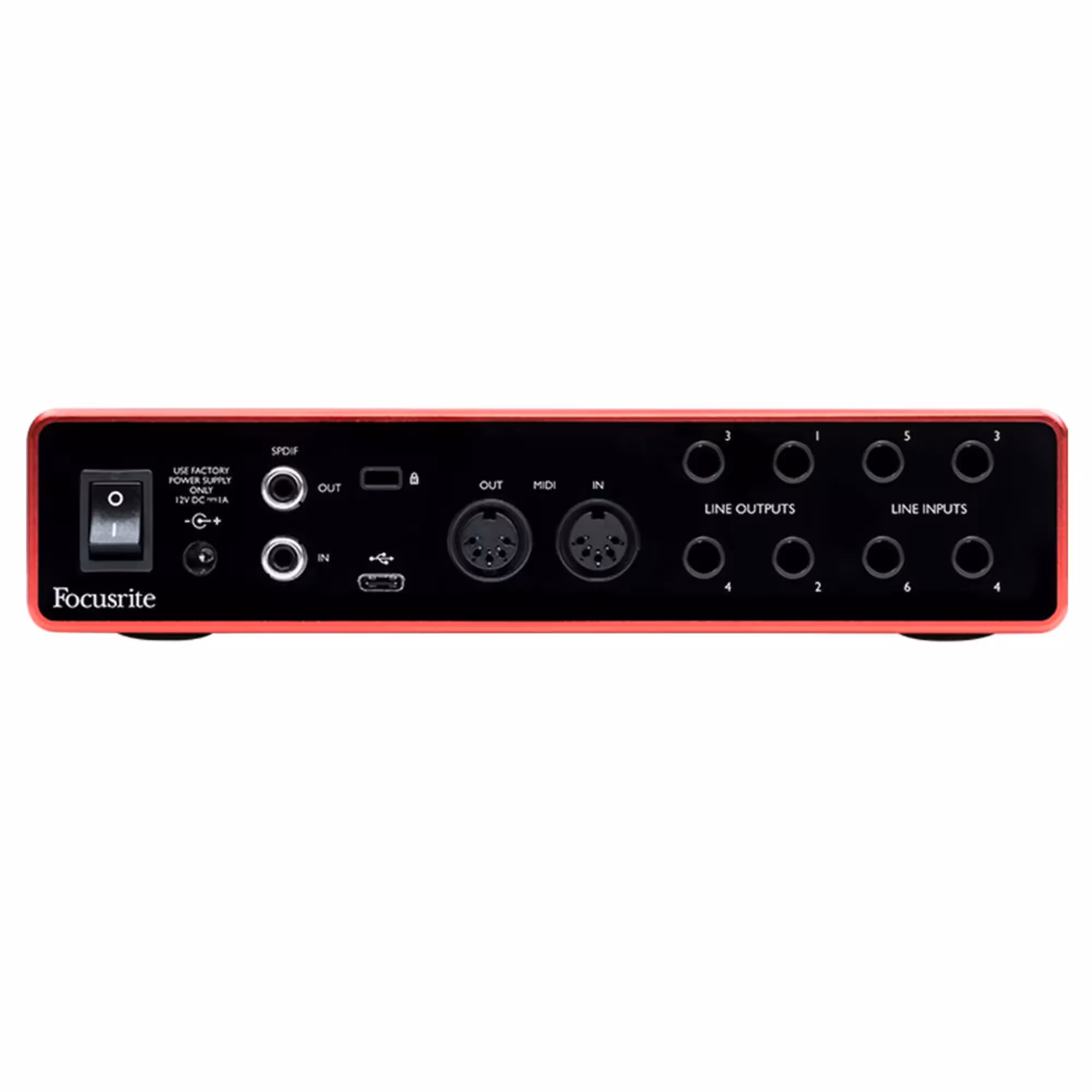 Внешняя студийная звуковая карта Focusrite scarlett 8i6 3Gen (5 / 5)