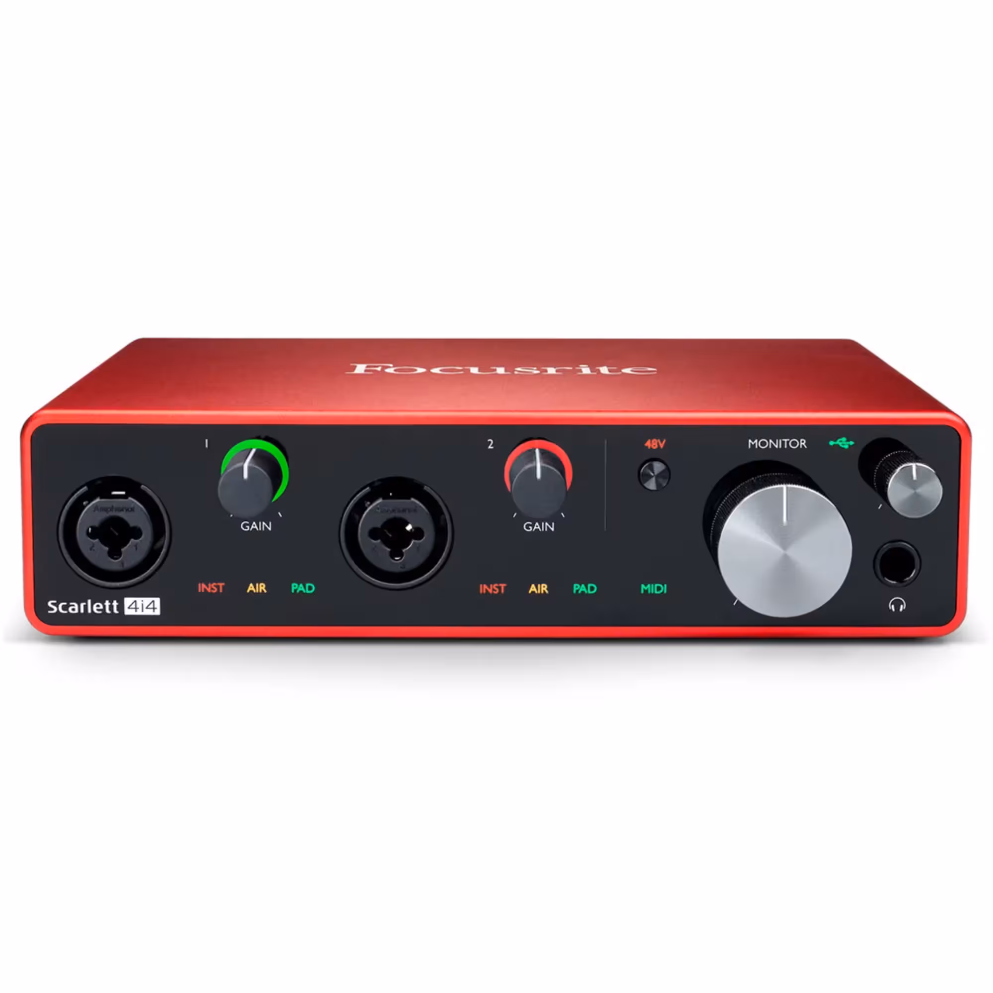 Внешняя студийная звуковая карта Focusrite scarlett 4i4 3rd Gen USB (1 / 4)