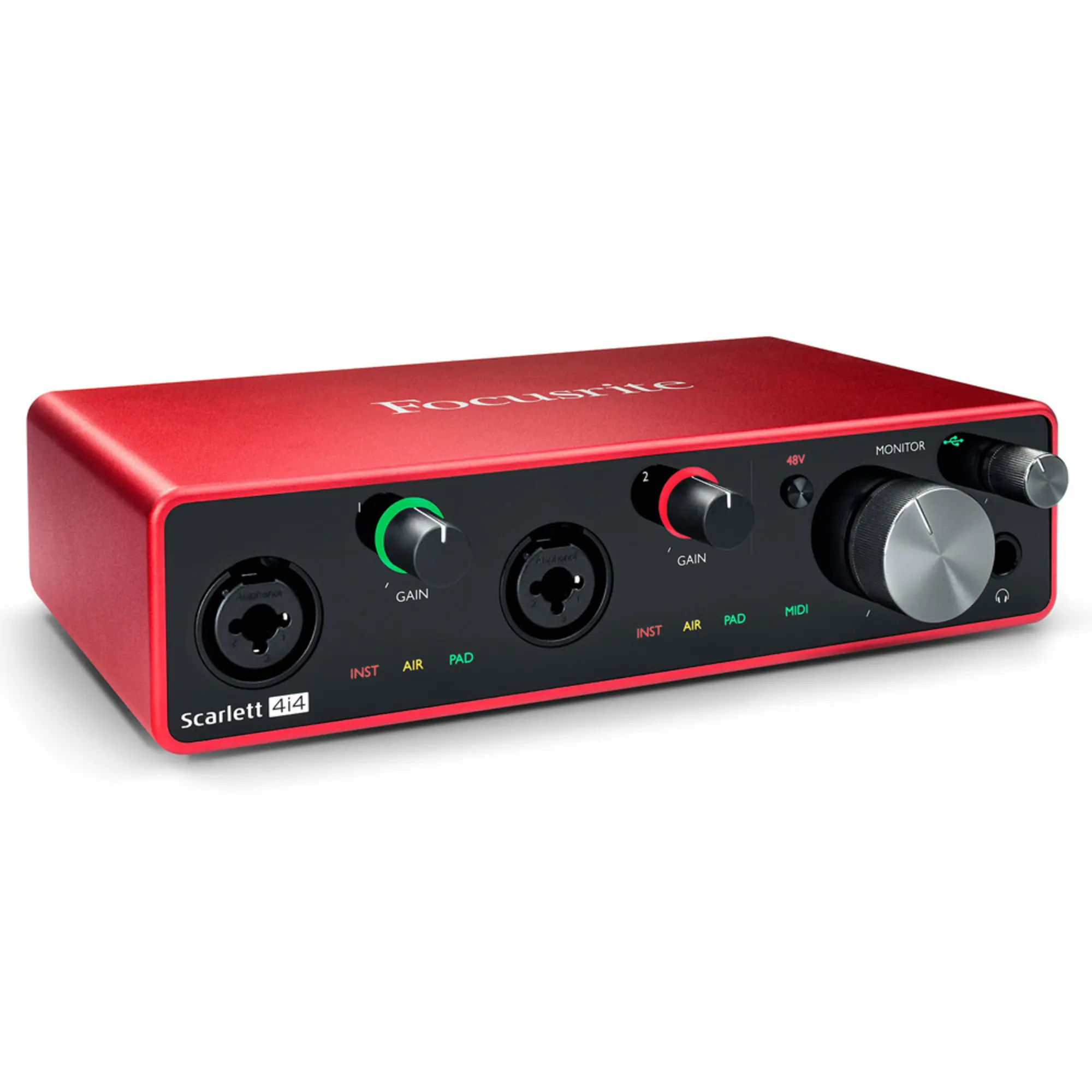 Внешняя студийная звуковая карта Focusrite scarlett 4i4 3rd Gen USB (2 / 4)
